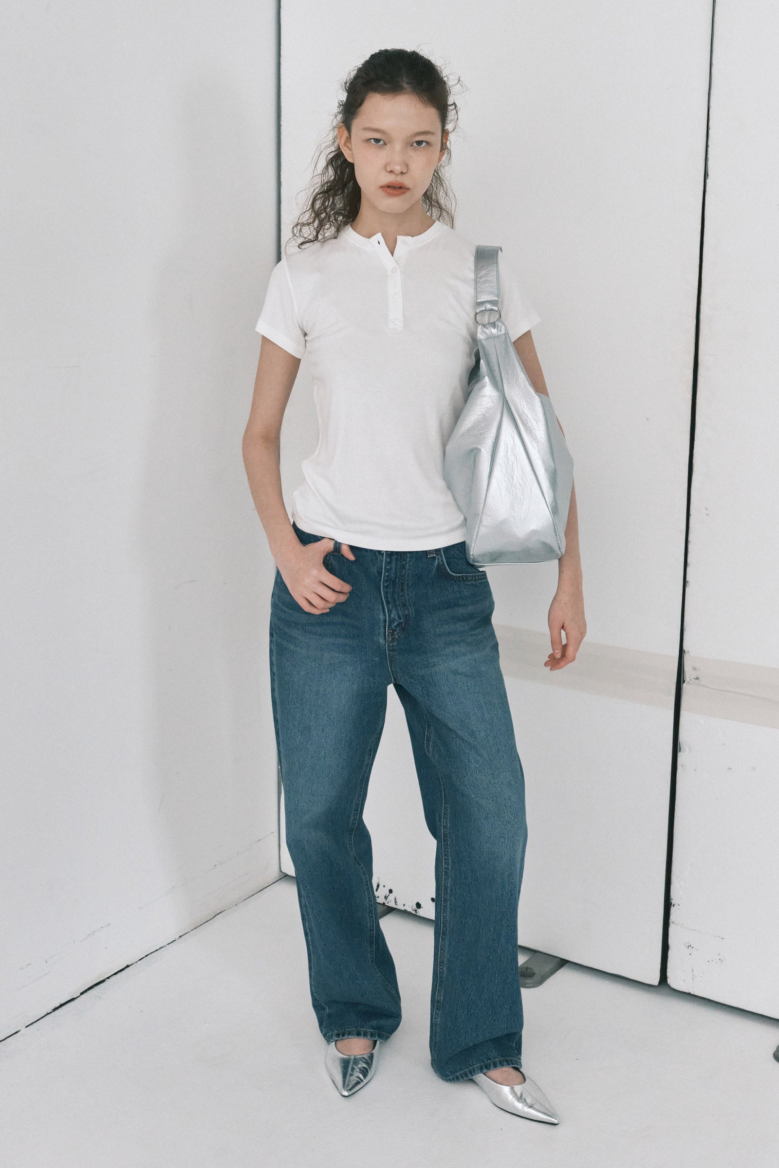 BLUE WASHED SEMI WIDE JEANS_BLUE