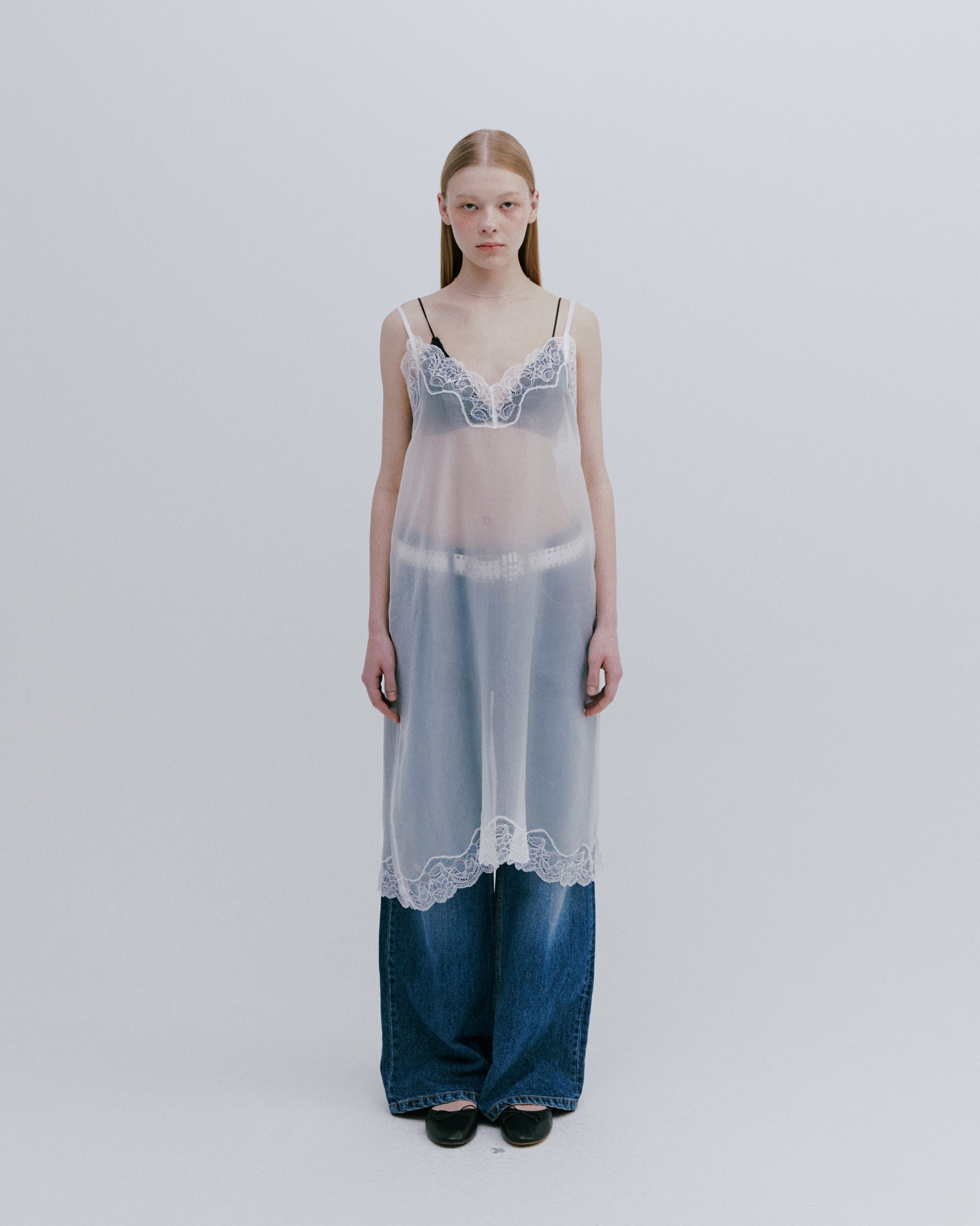 25SS SEE-THROUGH SLIP LAYERED DRESS_WHITE