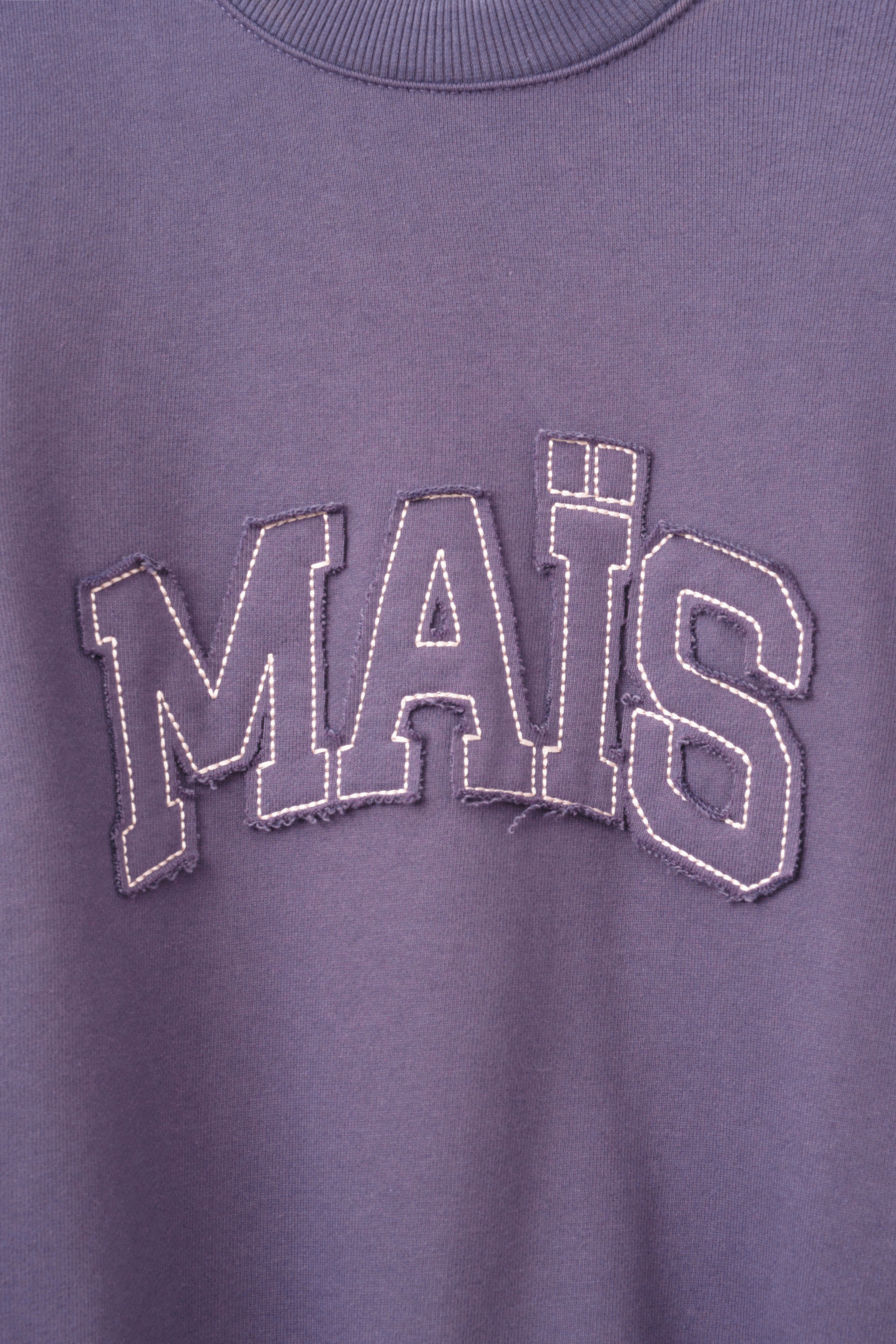 APPLIQUE LOGO SWEATSHIRT_PURPLE