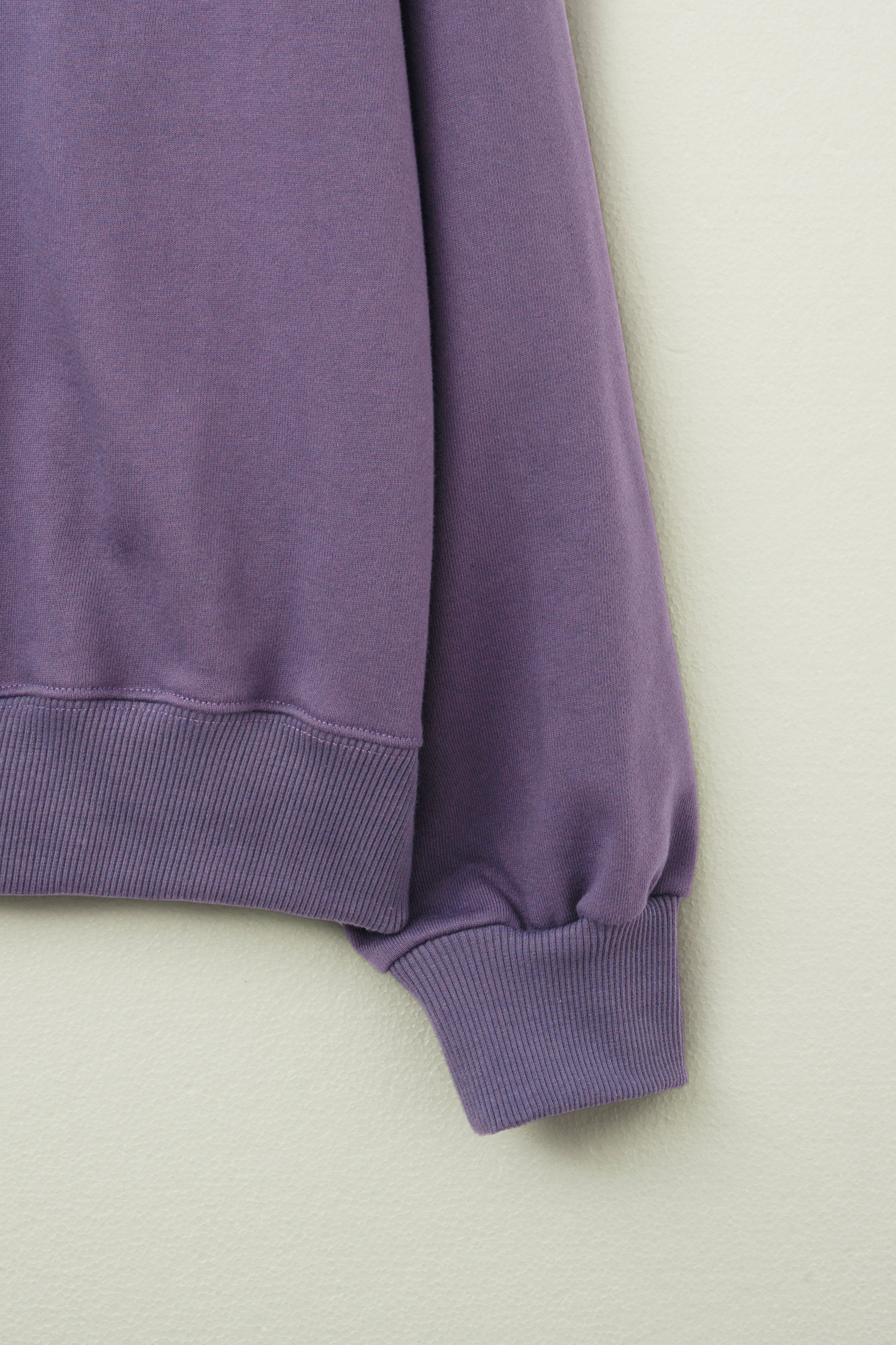 APPLIQUE LOGO SWEATSHIRT_PURPLE