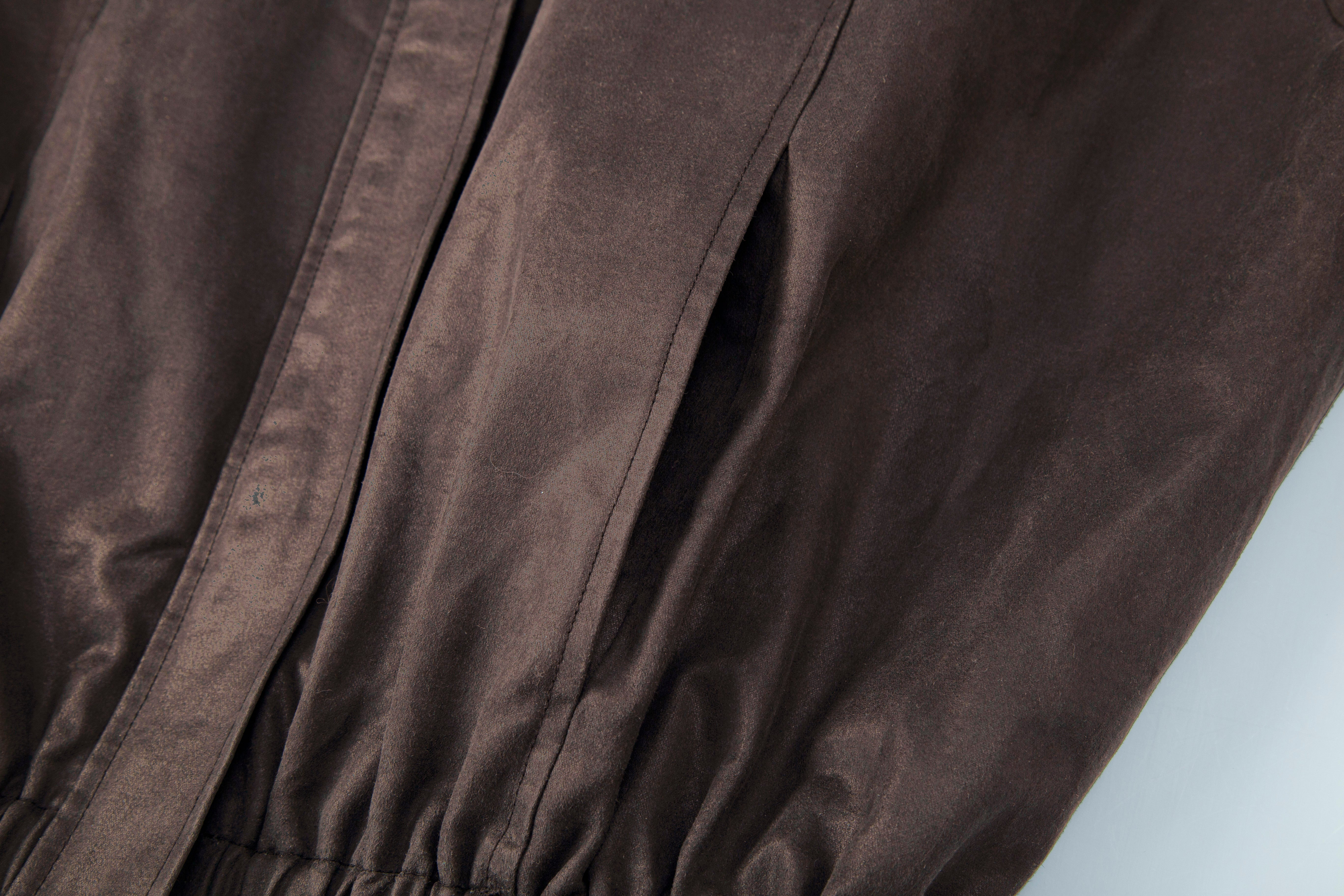 VESTE EN CUIR VINTAGE_MARRON