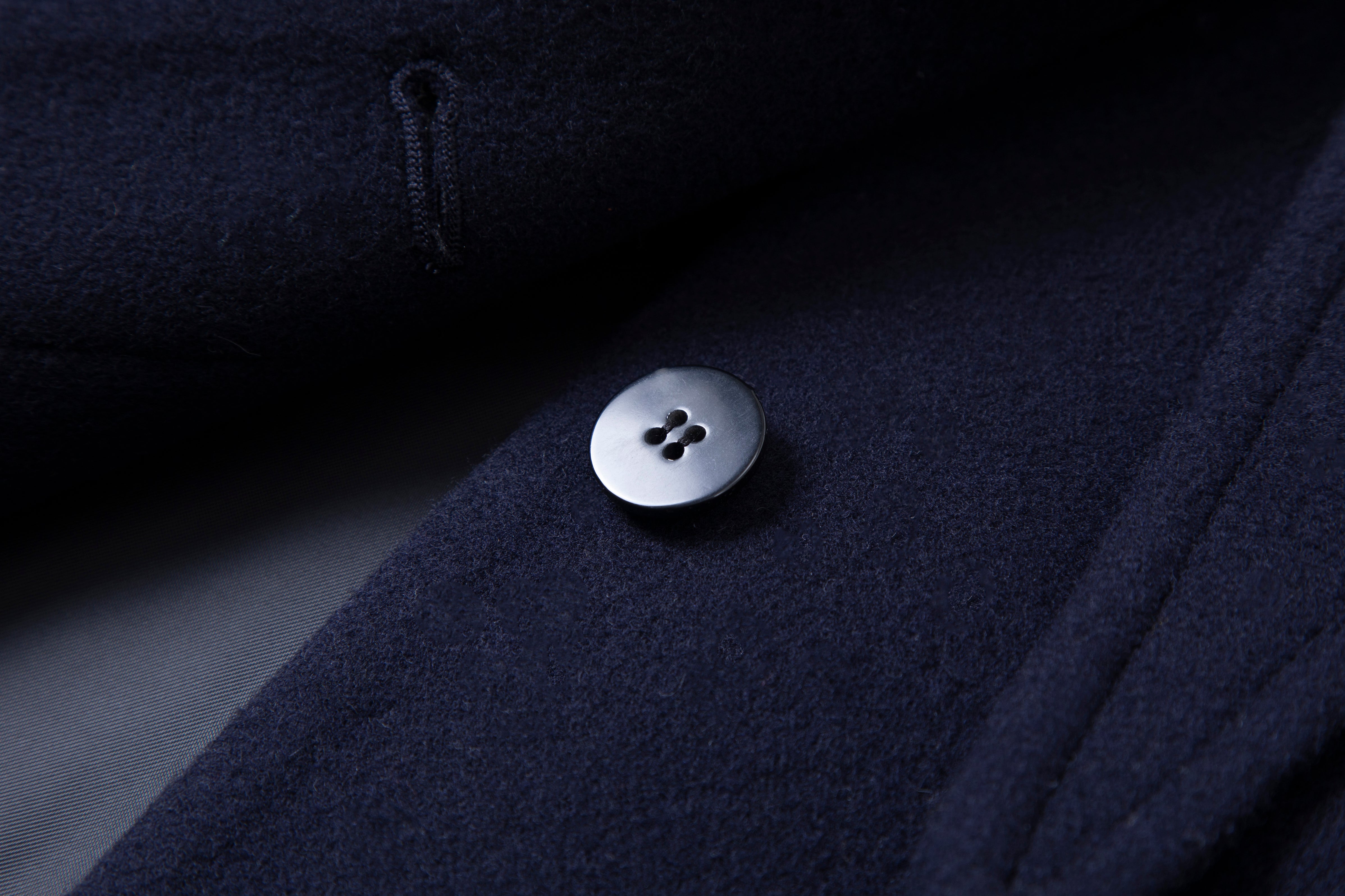 SCARF COAT_NAVY