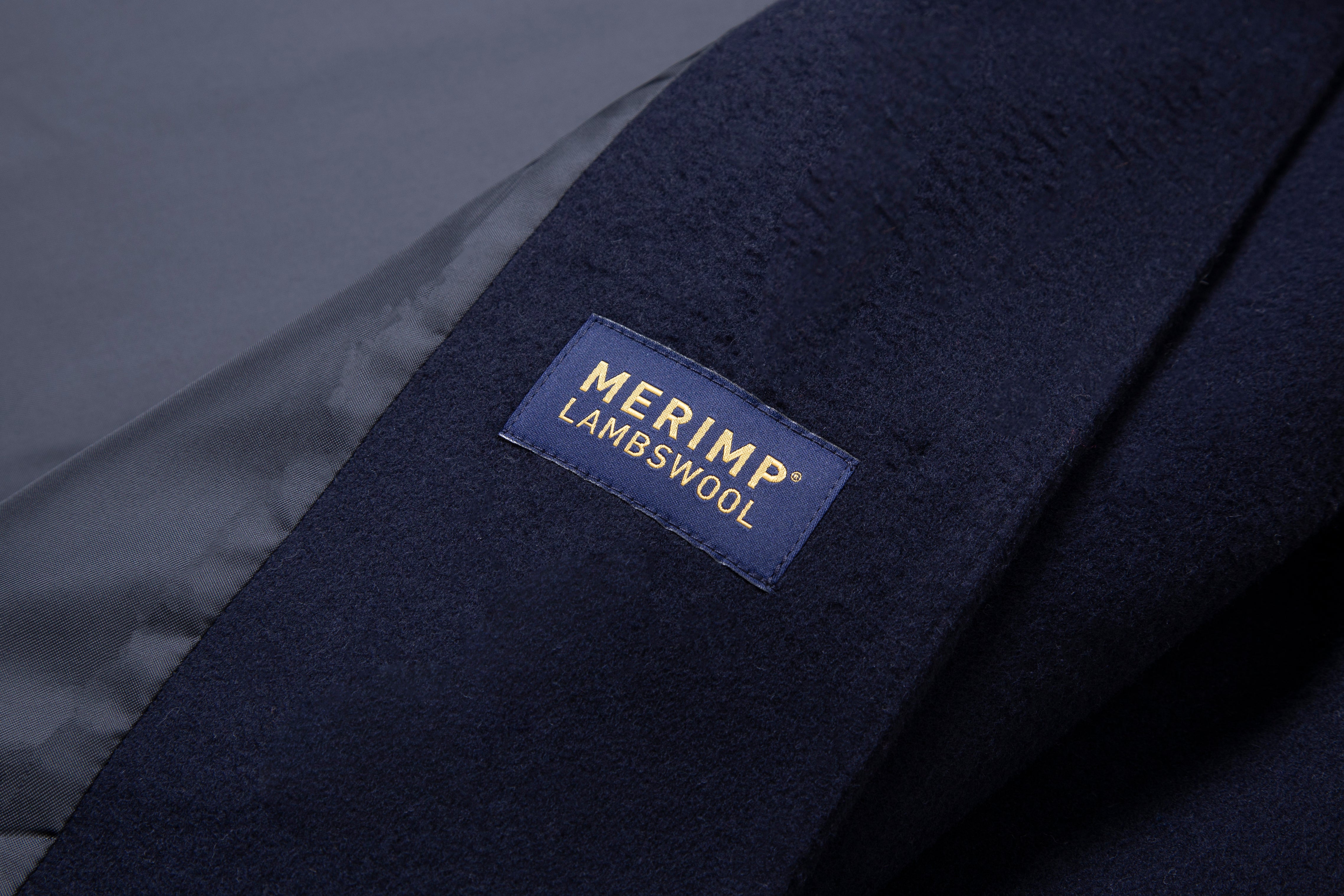 SCARF COAT_NAVY