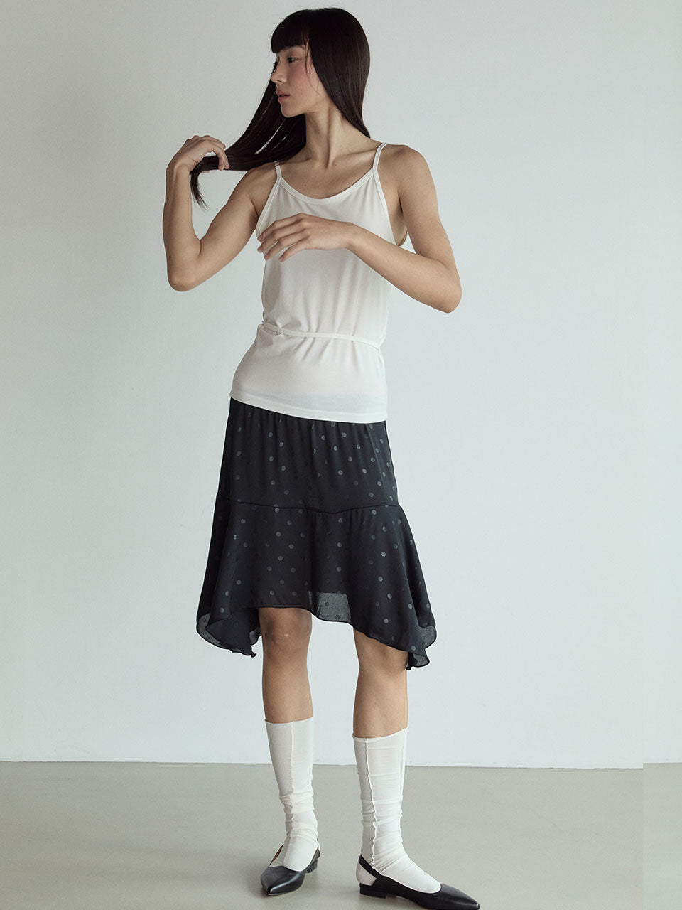BACKLESS STRAP TOP_WHITE