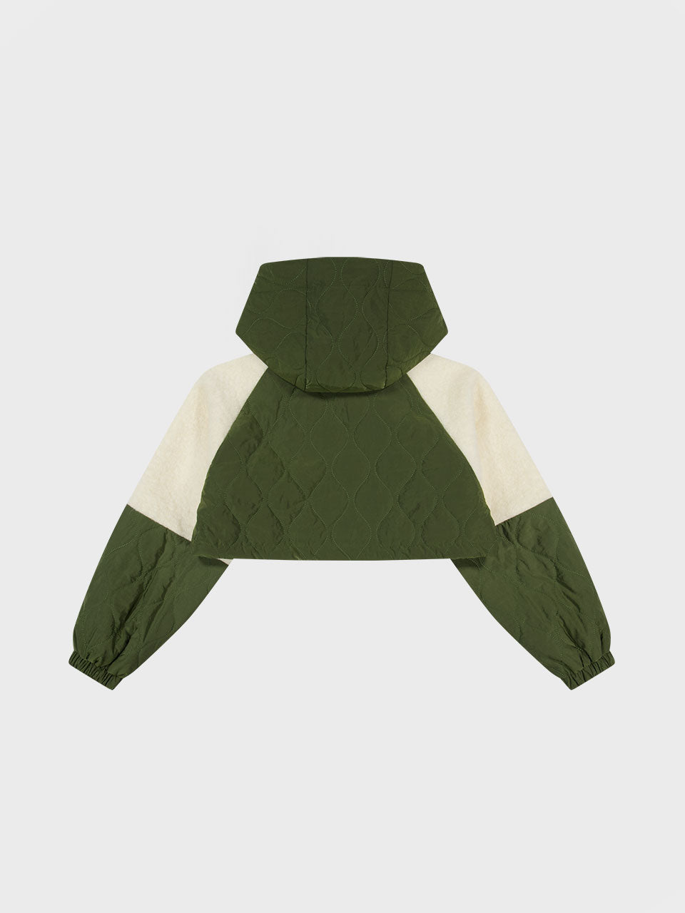 VESTE MATELASSÉE EN LAINE_KAKI