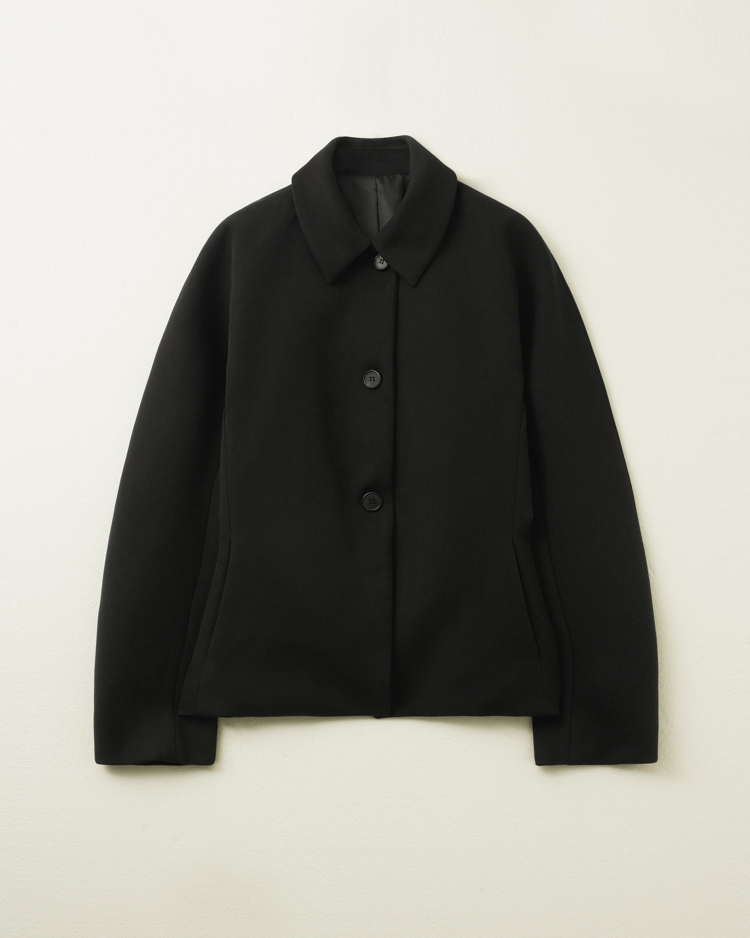 PETAL RAGLAN JACKET_BLACK