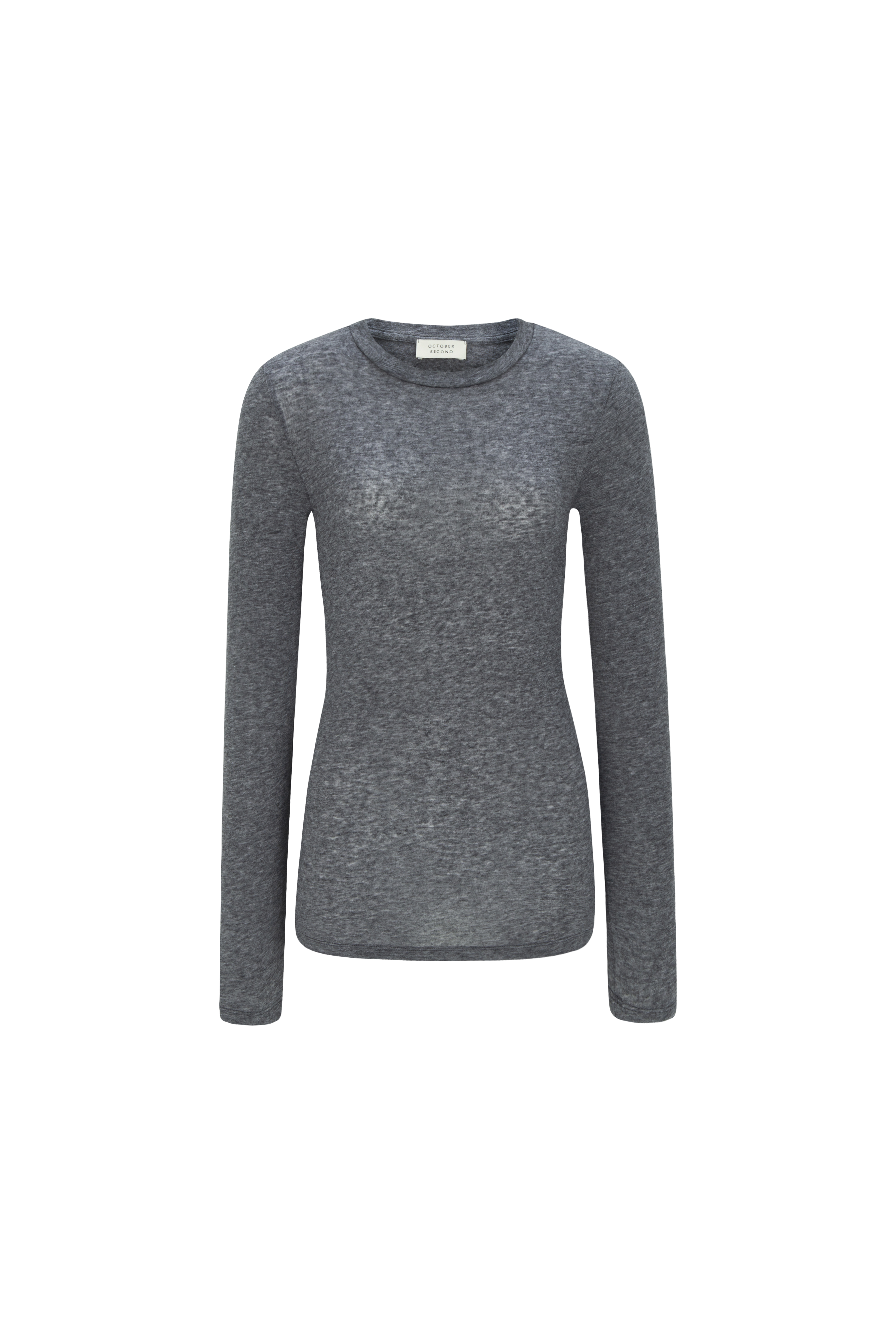 WOOL BLEND T-SHIRT_GRIS
