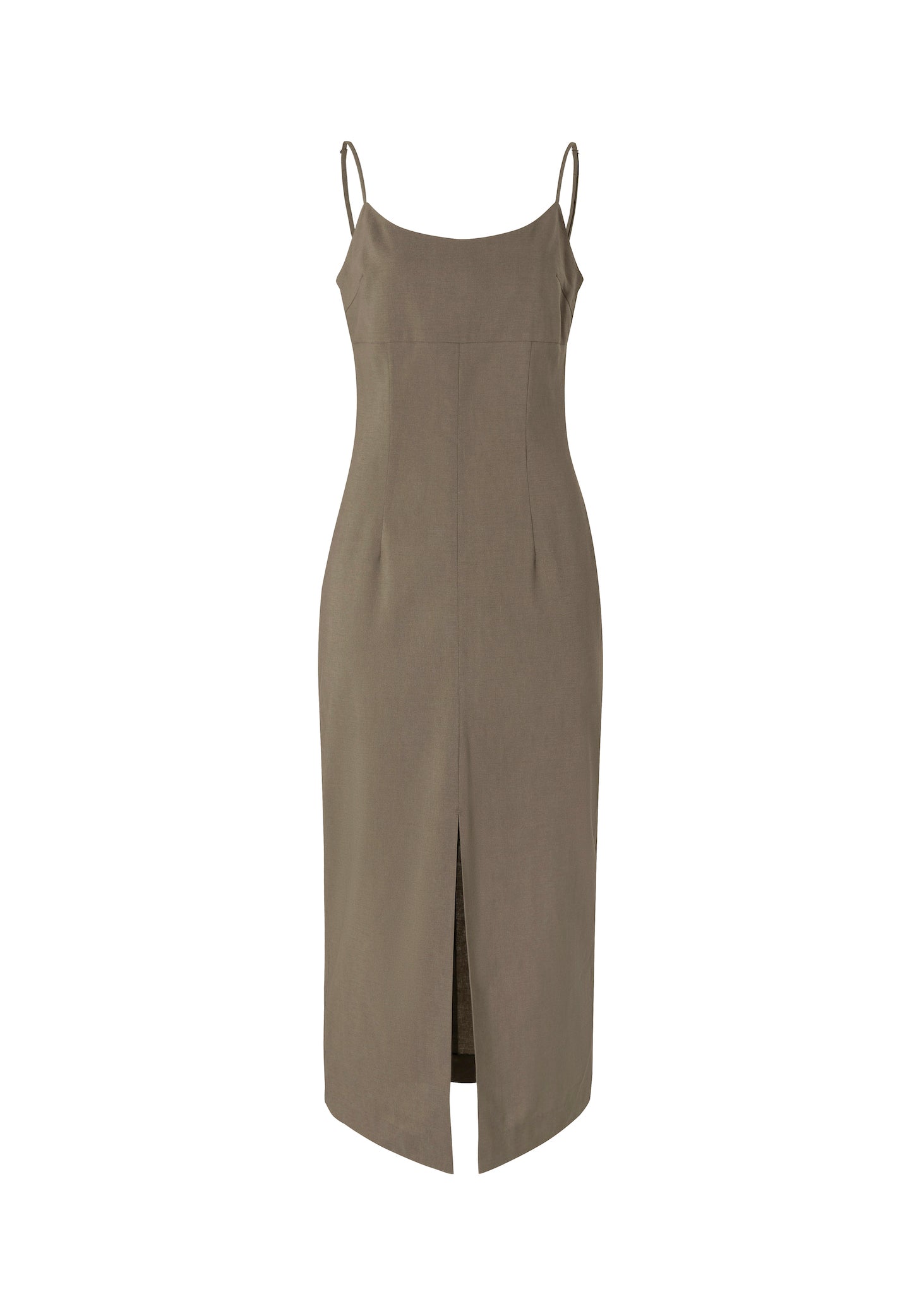 SLIP DRESS_KAKI