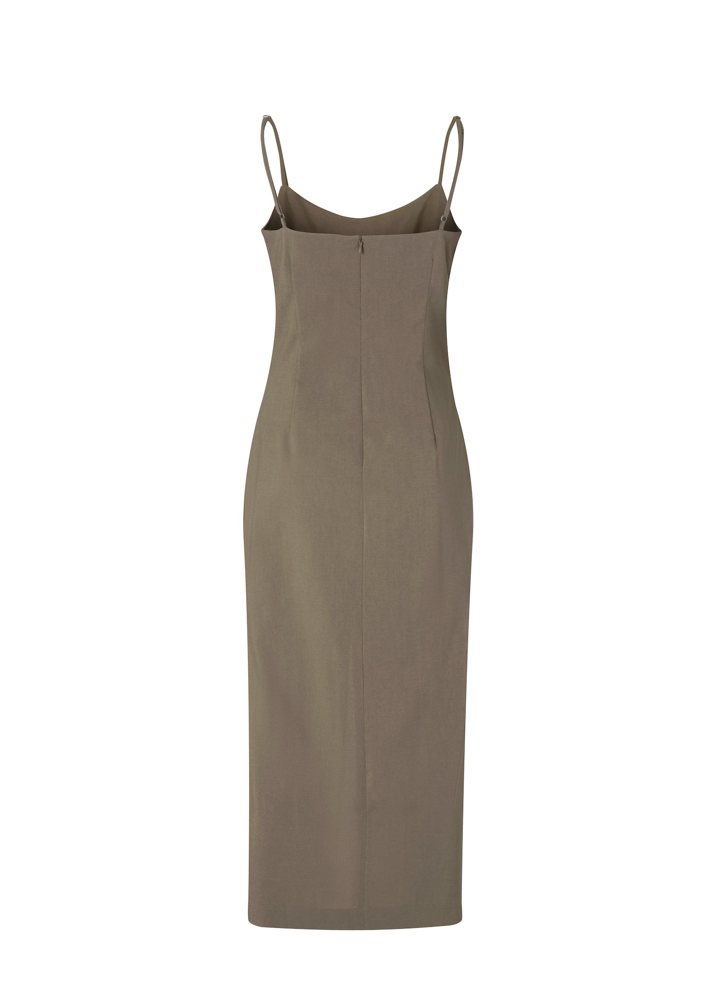 SLIP DRESS_KAKI