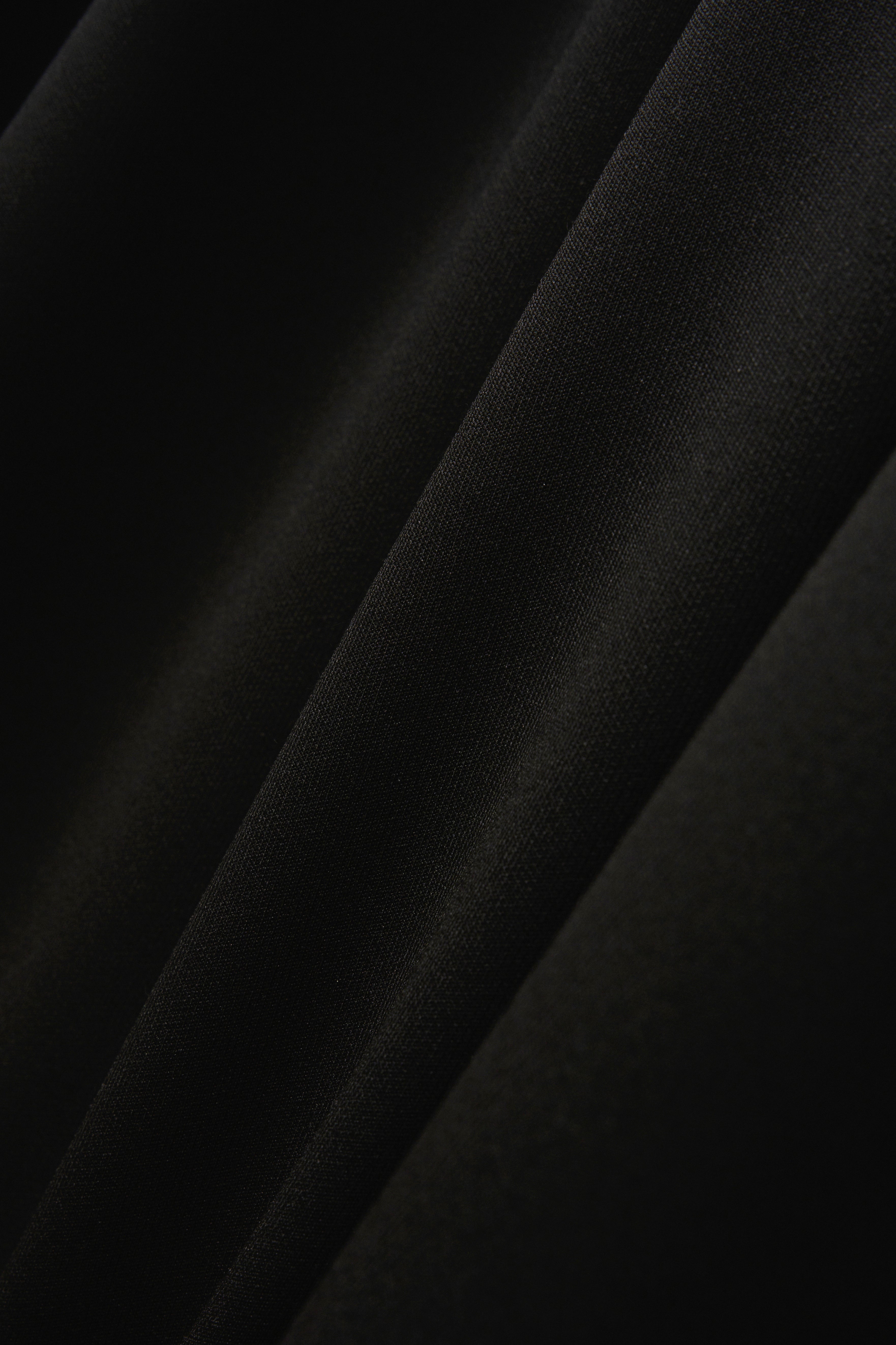 ROBE SLIM DRAPÉE EN JERSEY_NOIR