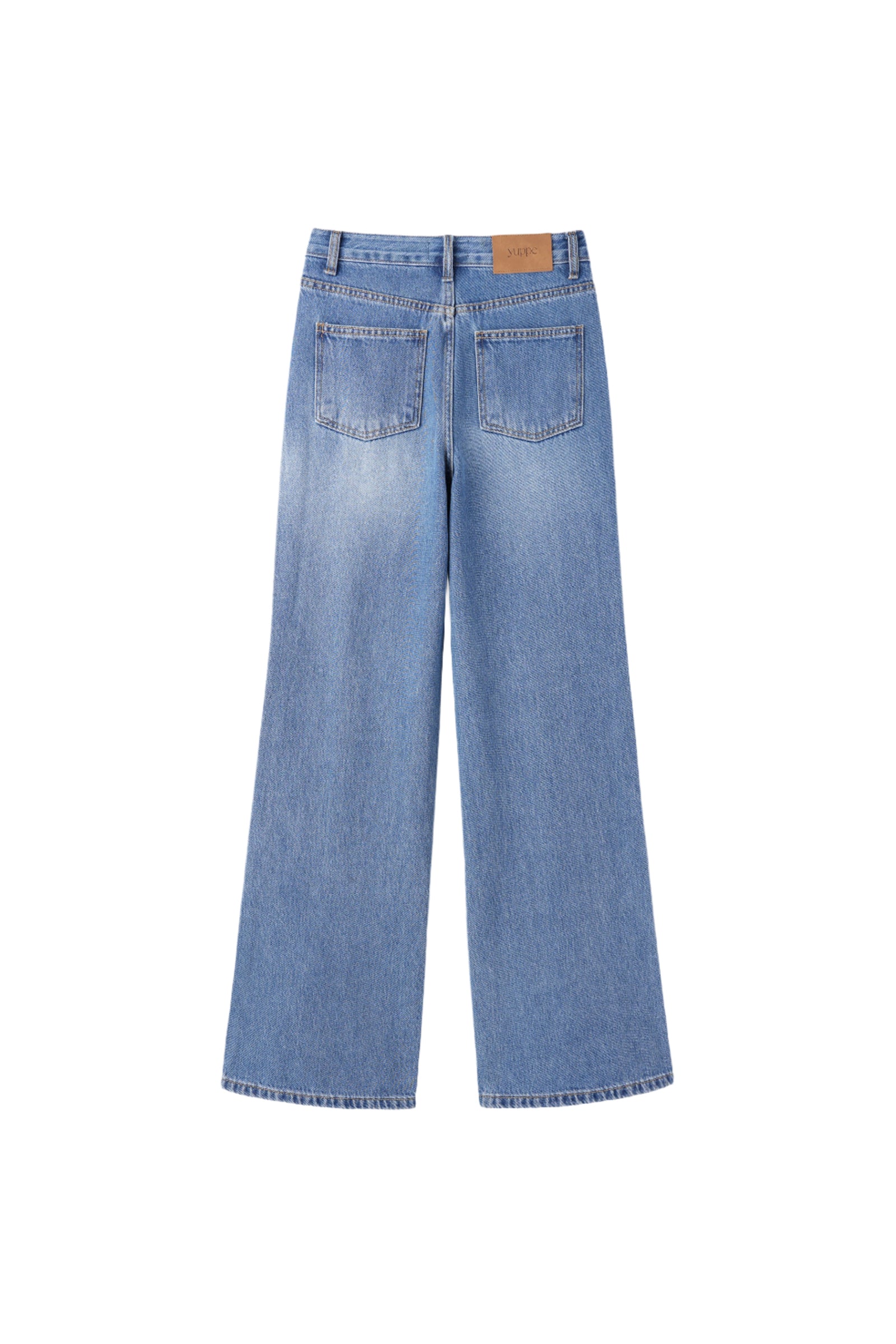 PANTALON EN DENIM ESSENTIEL_BLEU