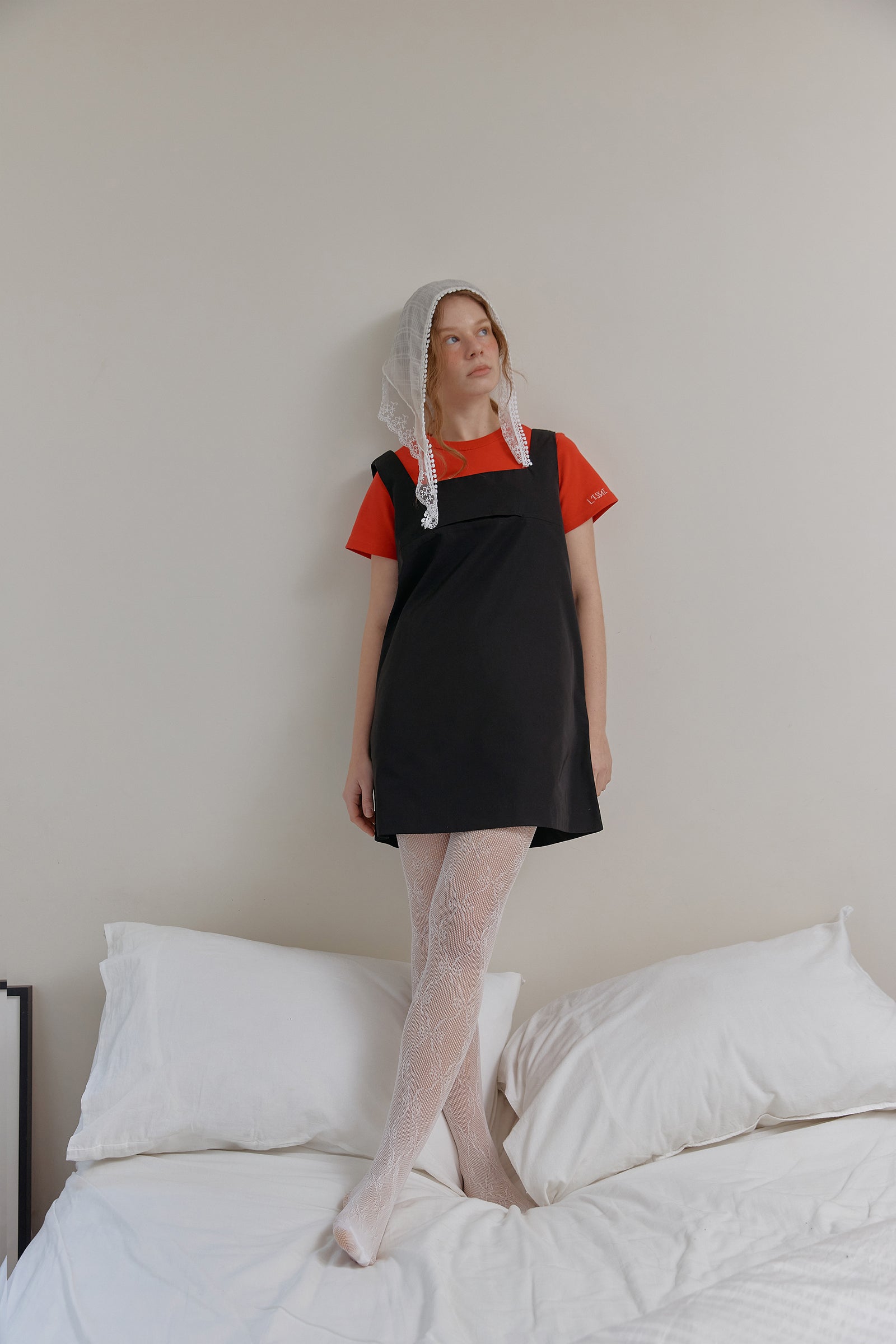 SLEEVELESS MINI DRESS_NOIR