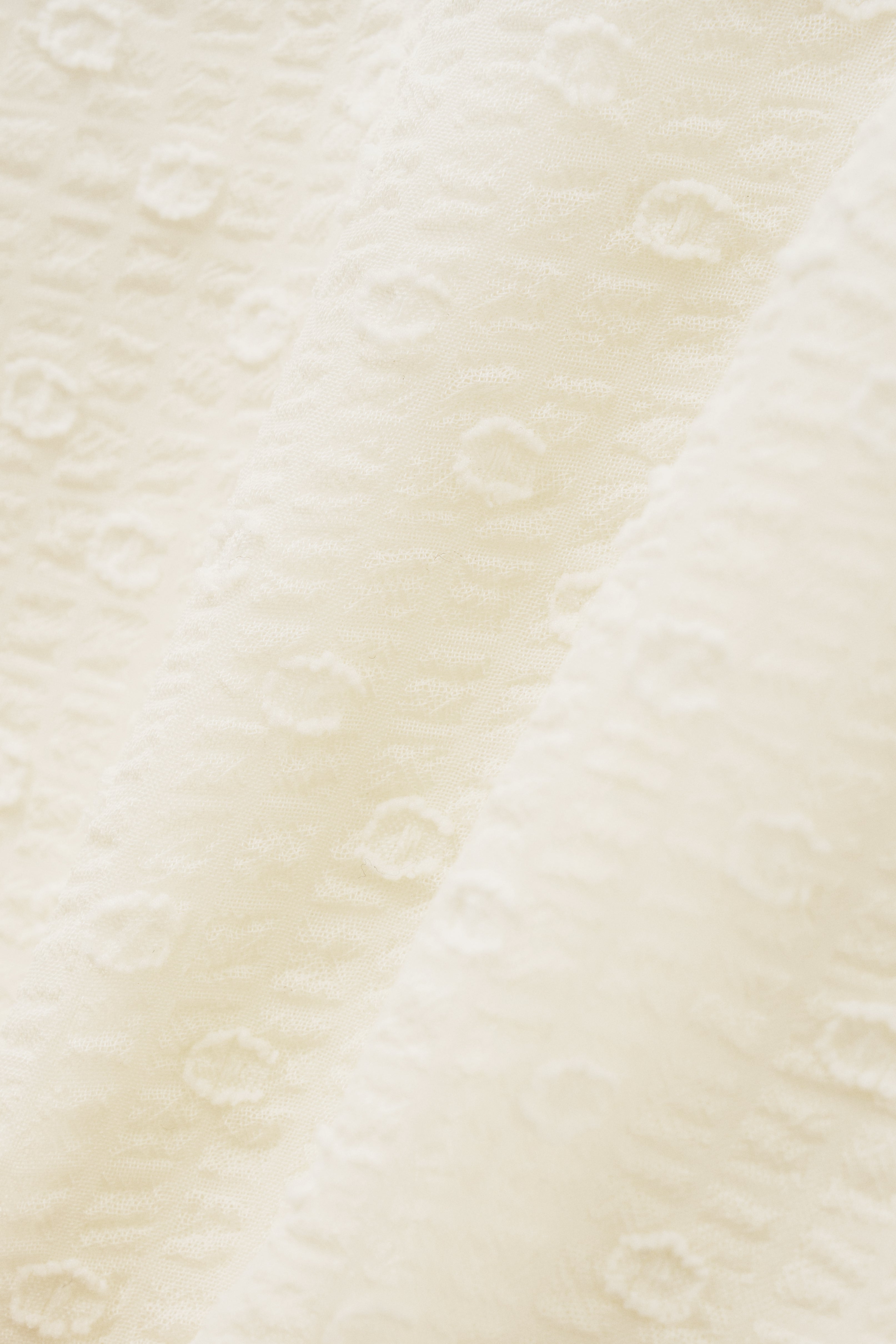 DOT SEER TENT DRESS_IVORY