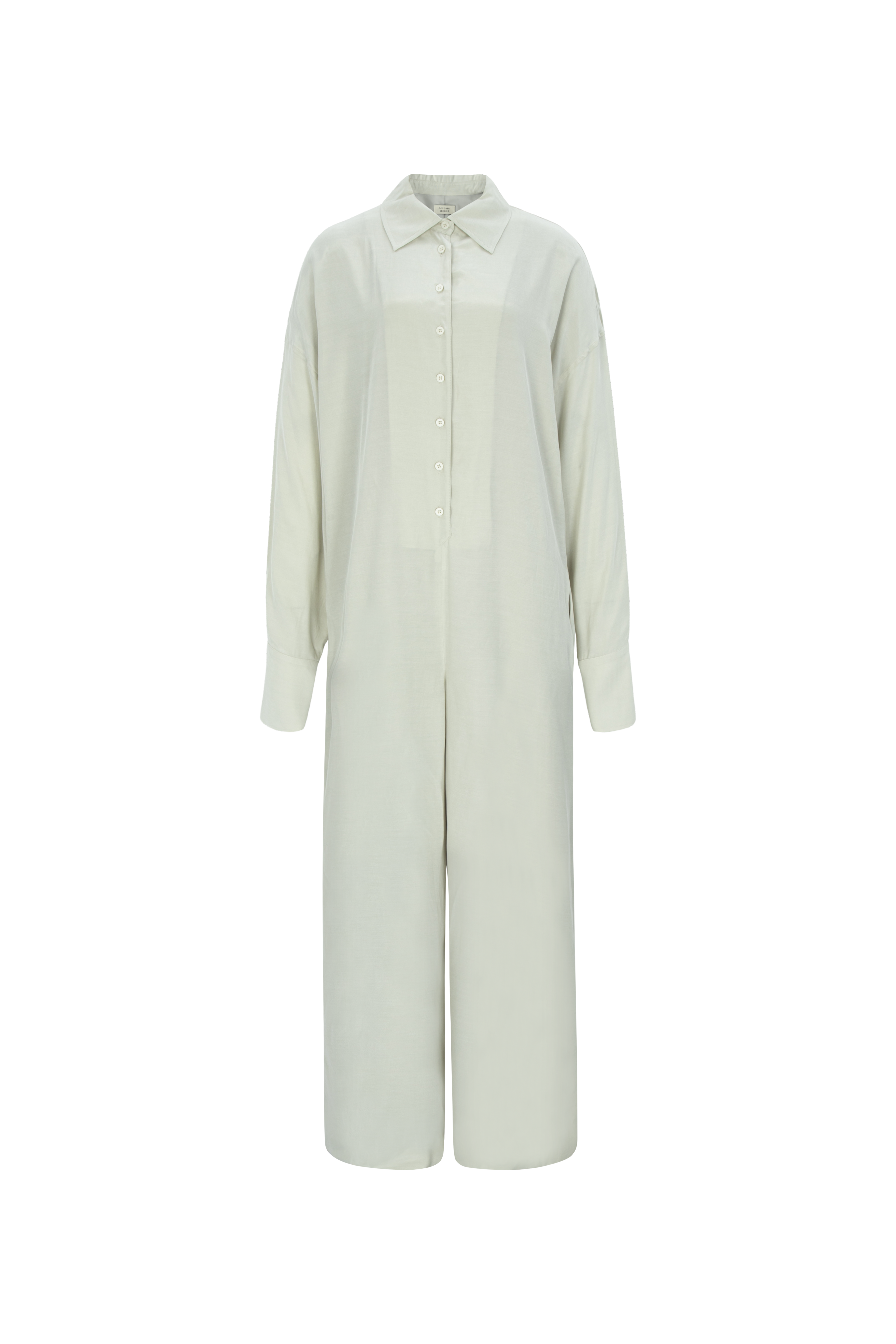 COMBINAISON CHEMISE EN LAINE_OLIVE
