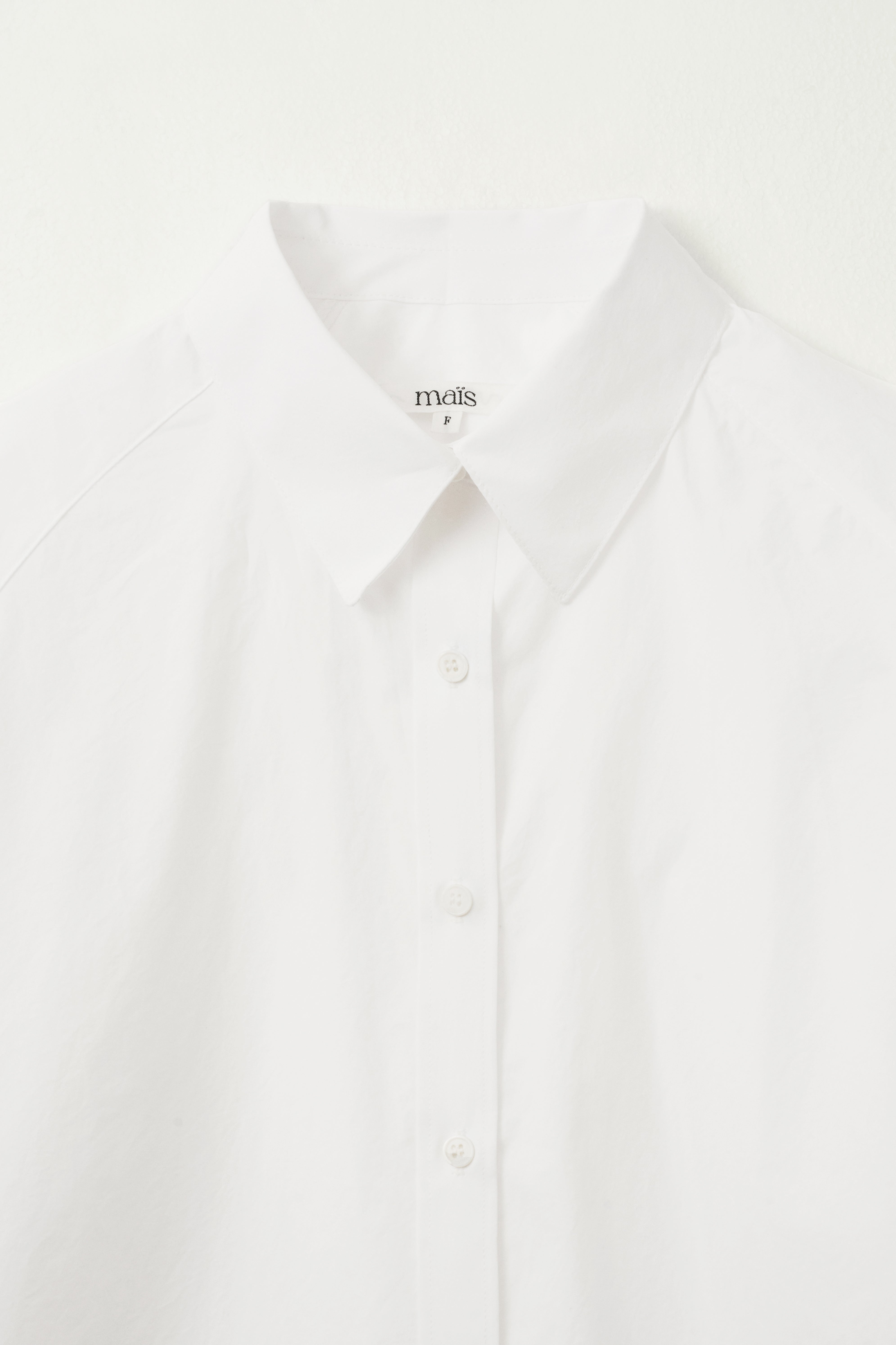 CLASSIC RAGLAN WHITE BOXY SHIRTS