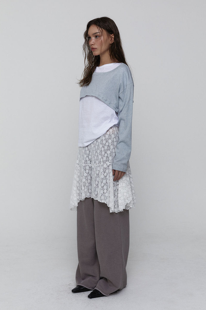 TOP COURT EN COTON_BLEU CIEL