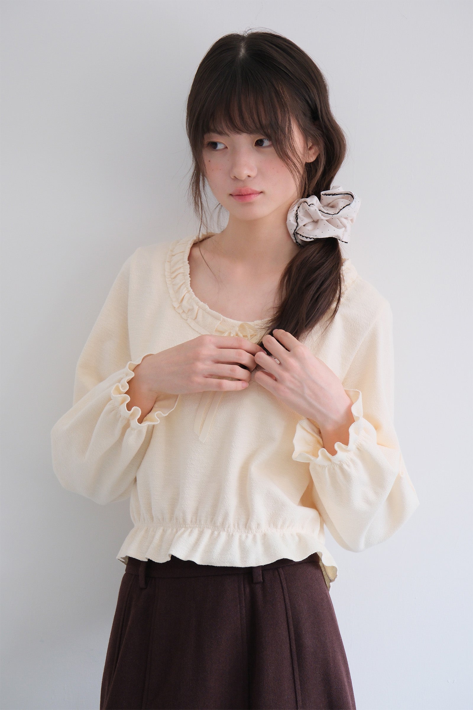 ALICE T-BLOUSE_CREAM