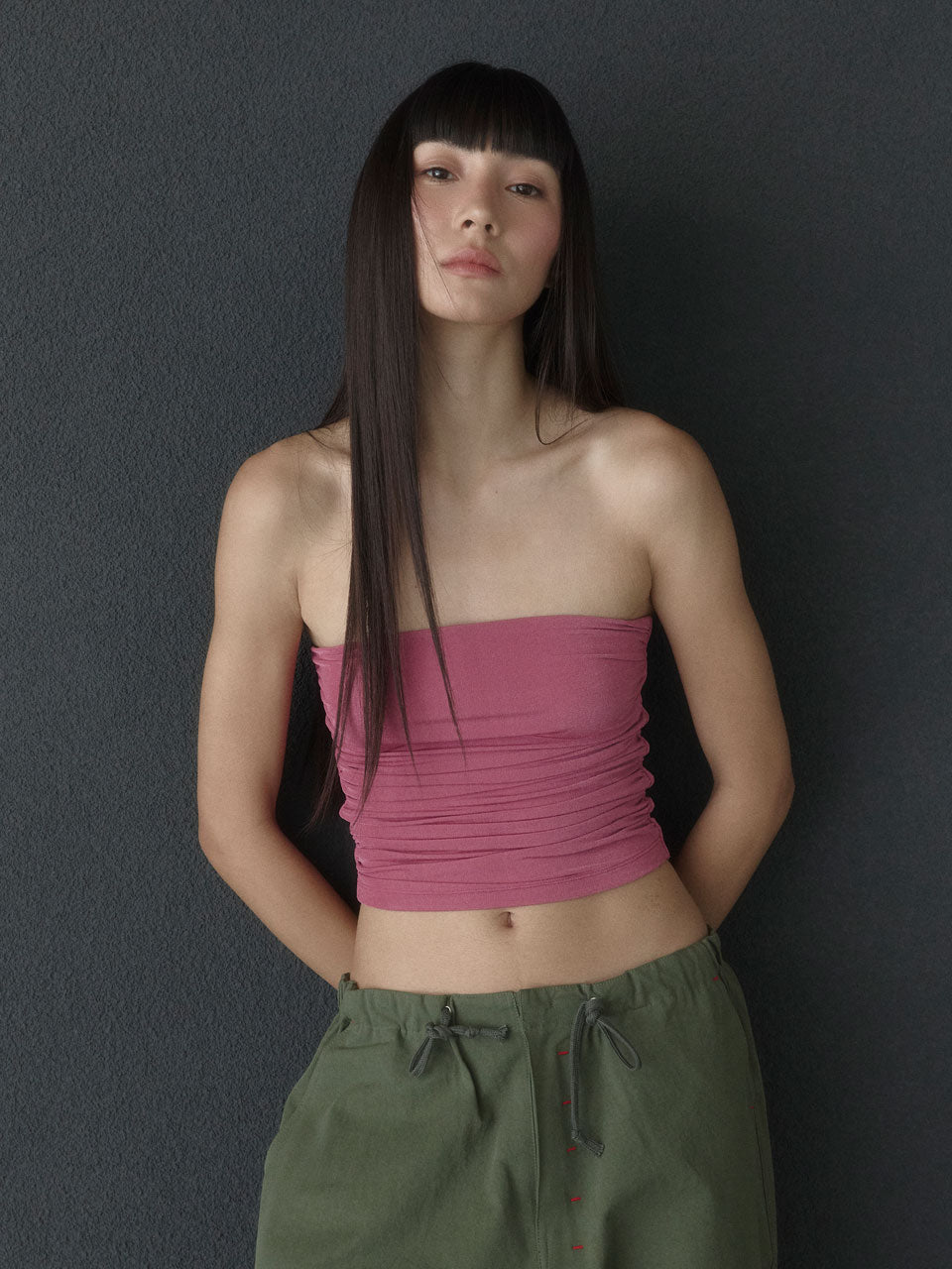 LOW WAIST CARGO SHORTS_KAKI