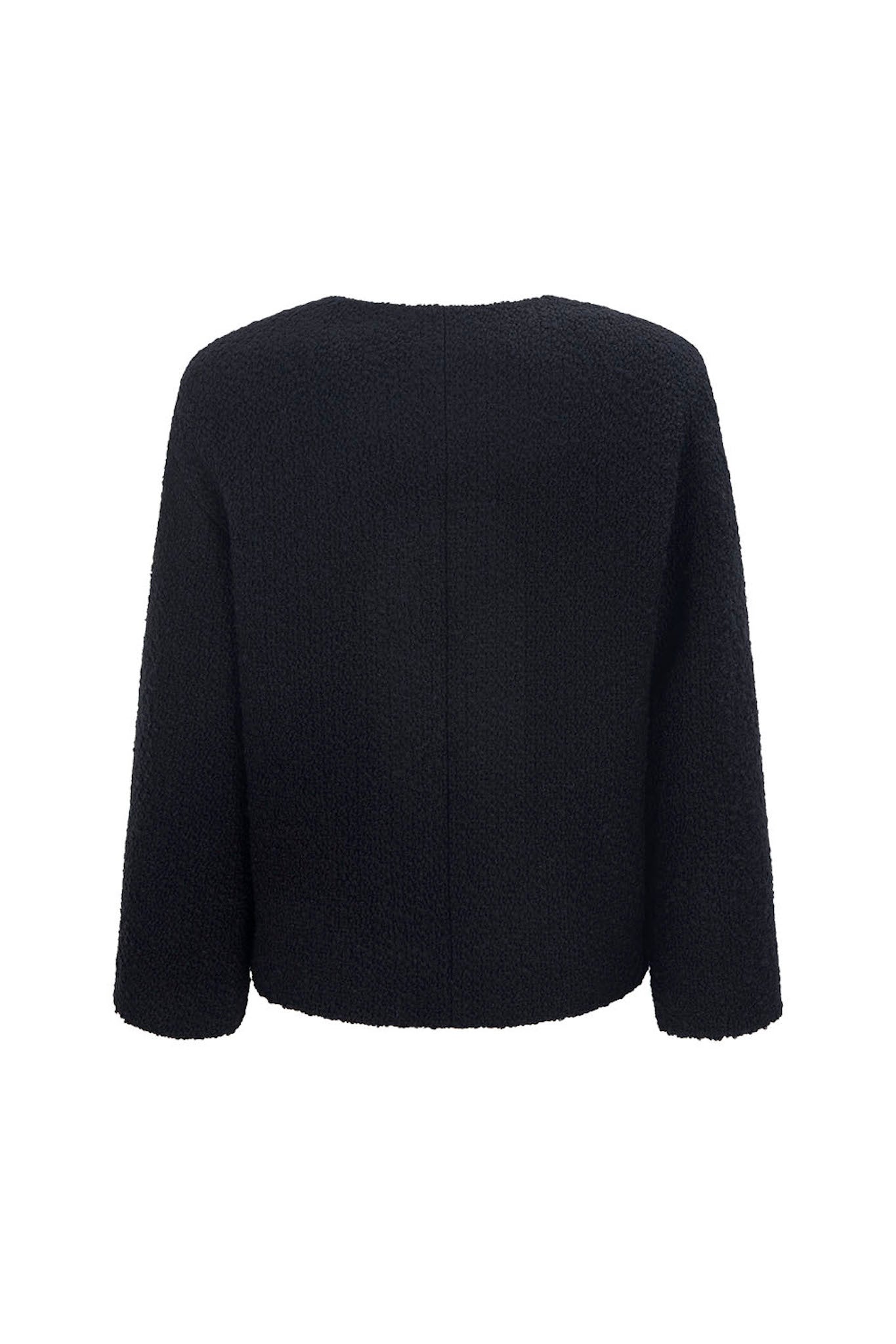 VESTE EN TWEED BOUCLÉ_NOIR