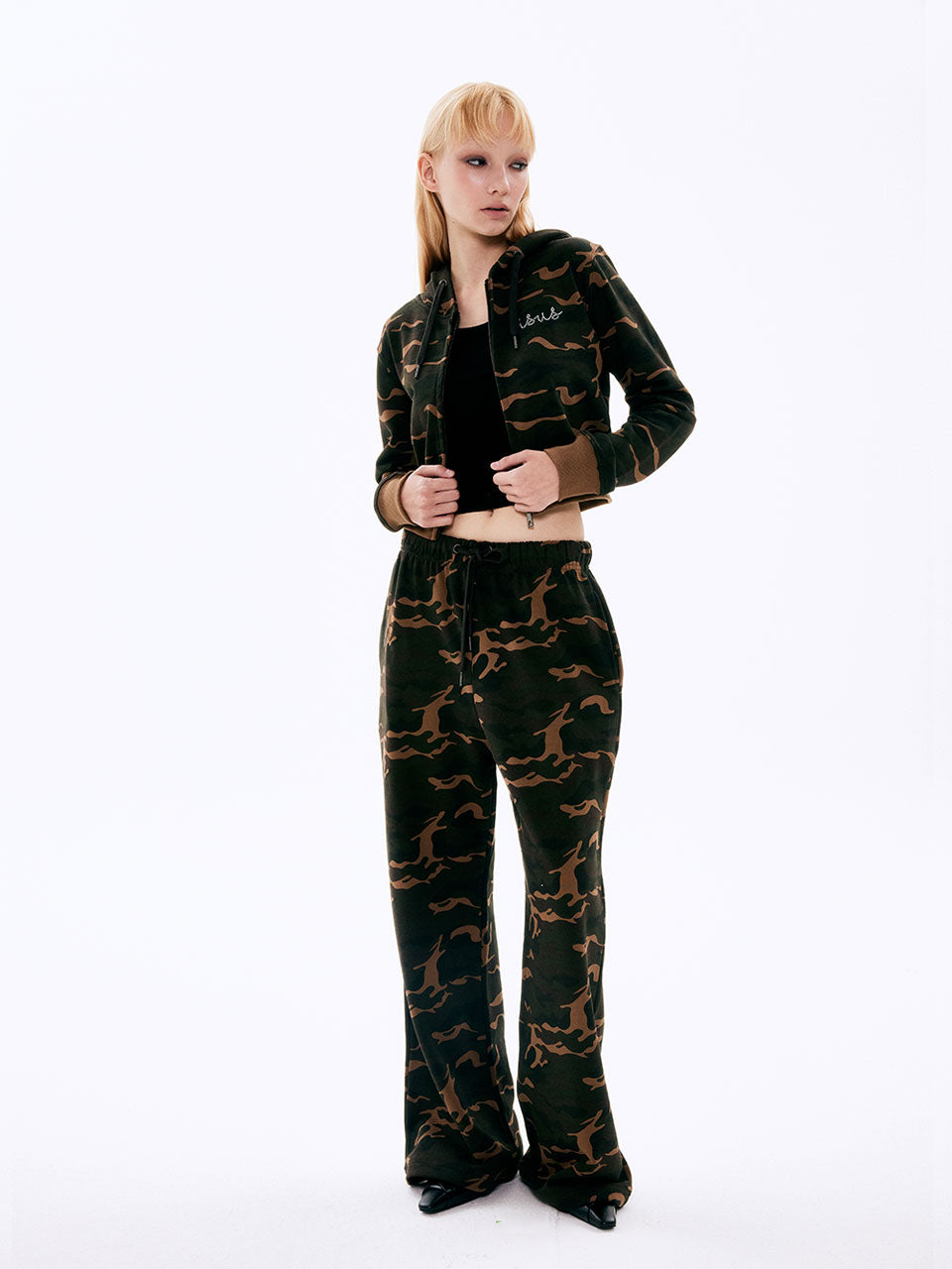Camoflage Hoodie_Marron
