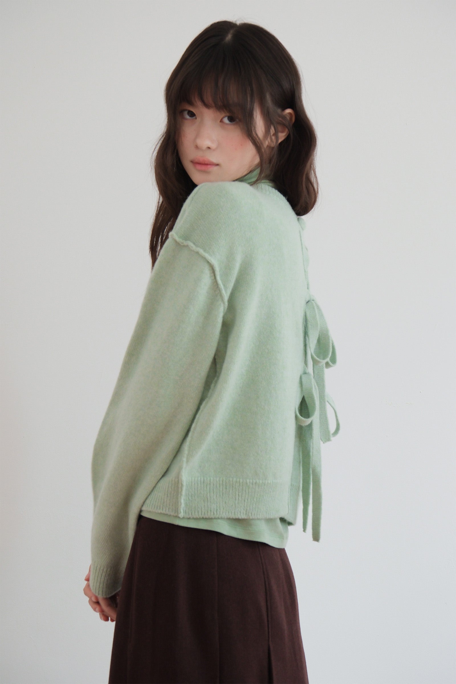 MELLOW RIBBON KNIT_MINT