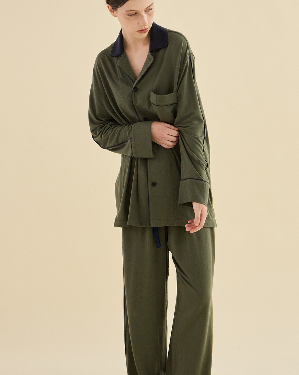FOREST VEIL PAJAMA_GREEN