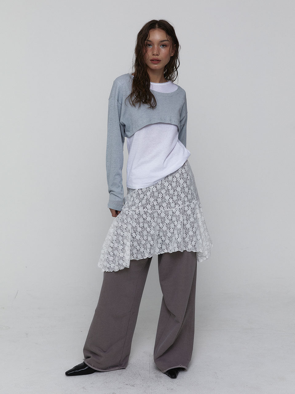 TOP COURT EN COTON_BLEU CIEL