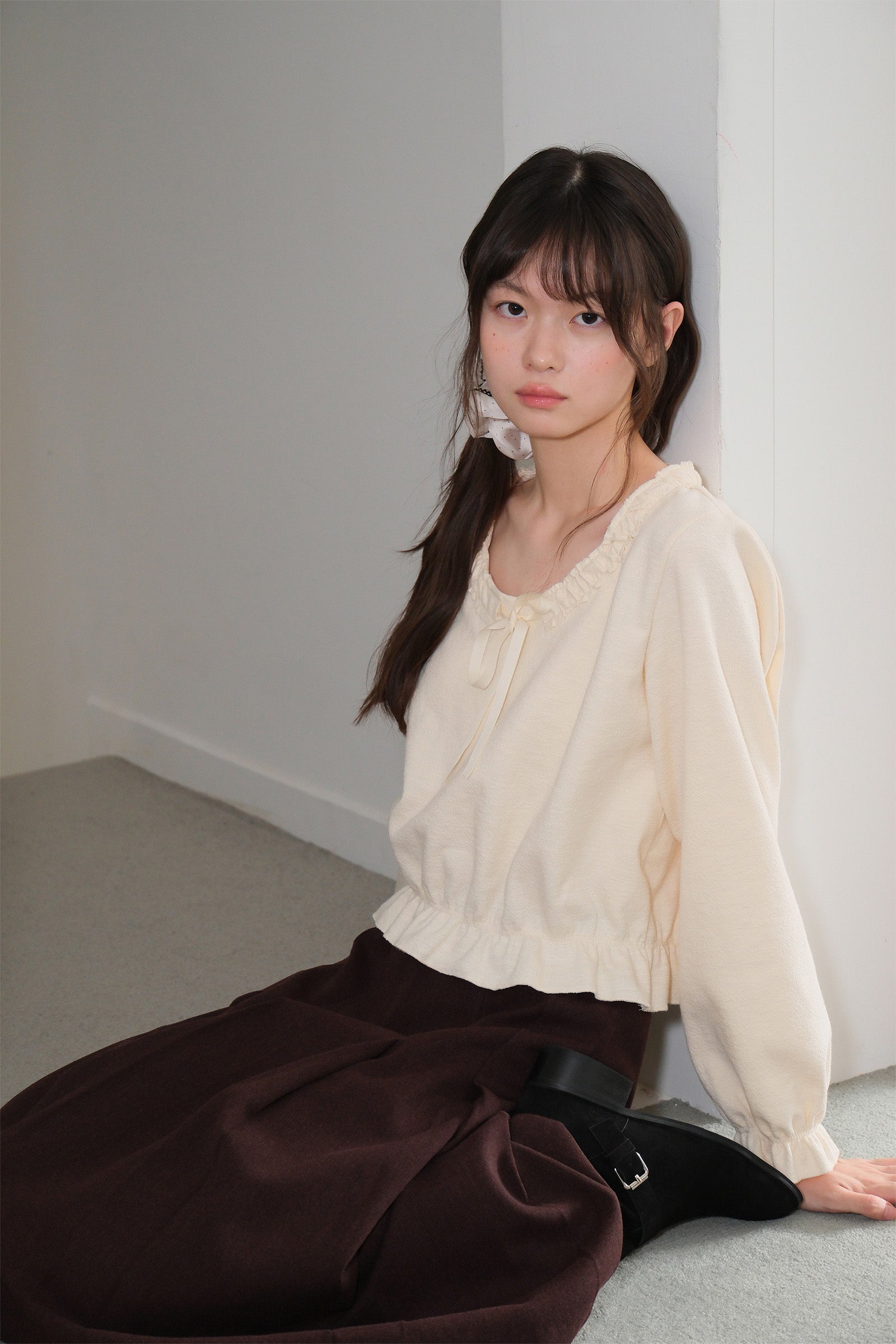 ALICE T-BLOUSE_CREAM