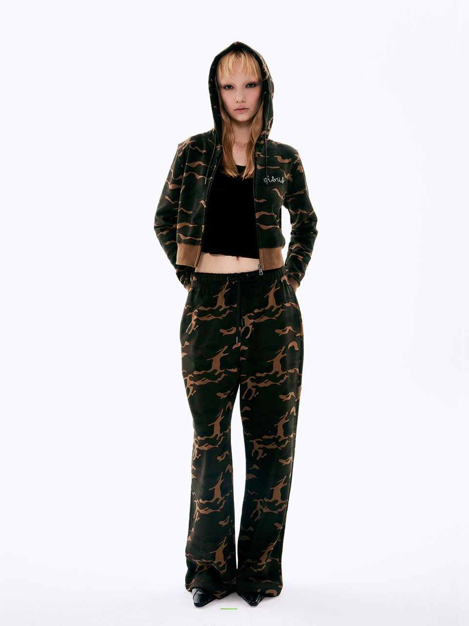 Camoflage Hoodie_Marron