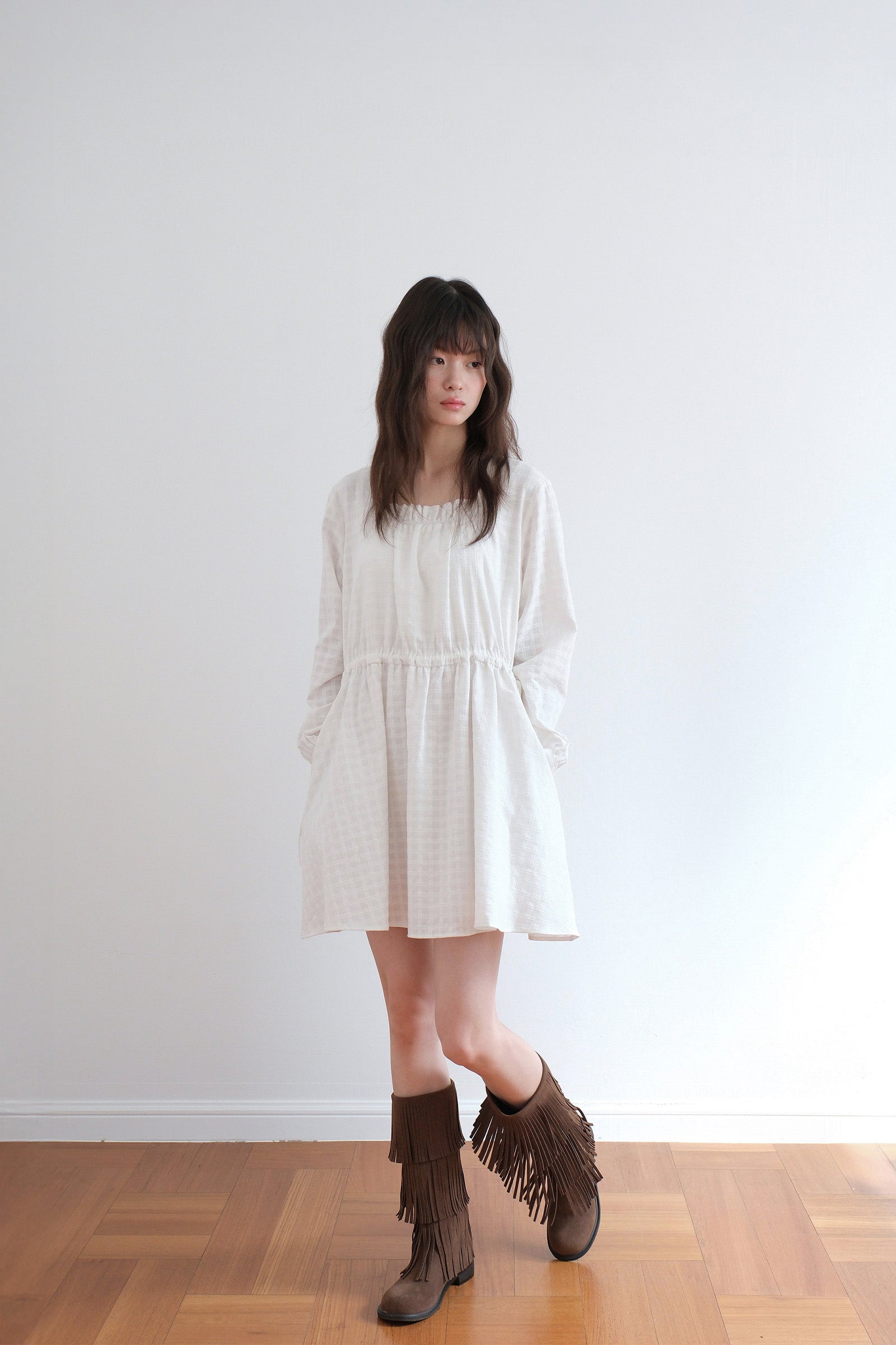 SEATTLE DRESS_WHITE