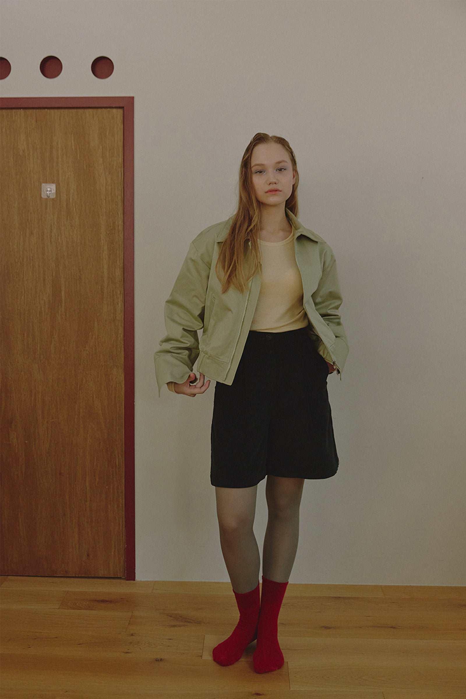 BLOUSON PULLOVER 2-EN-1 EN COTON_VERT