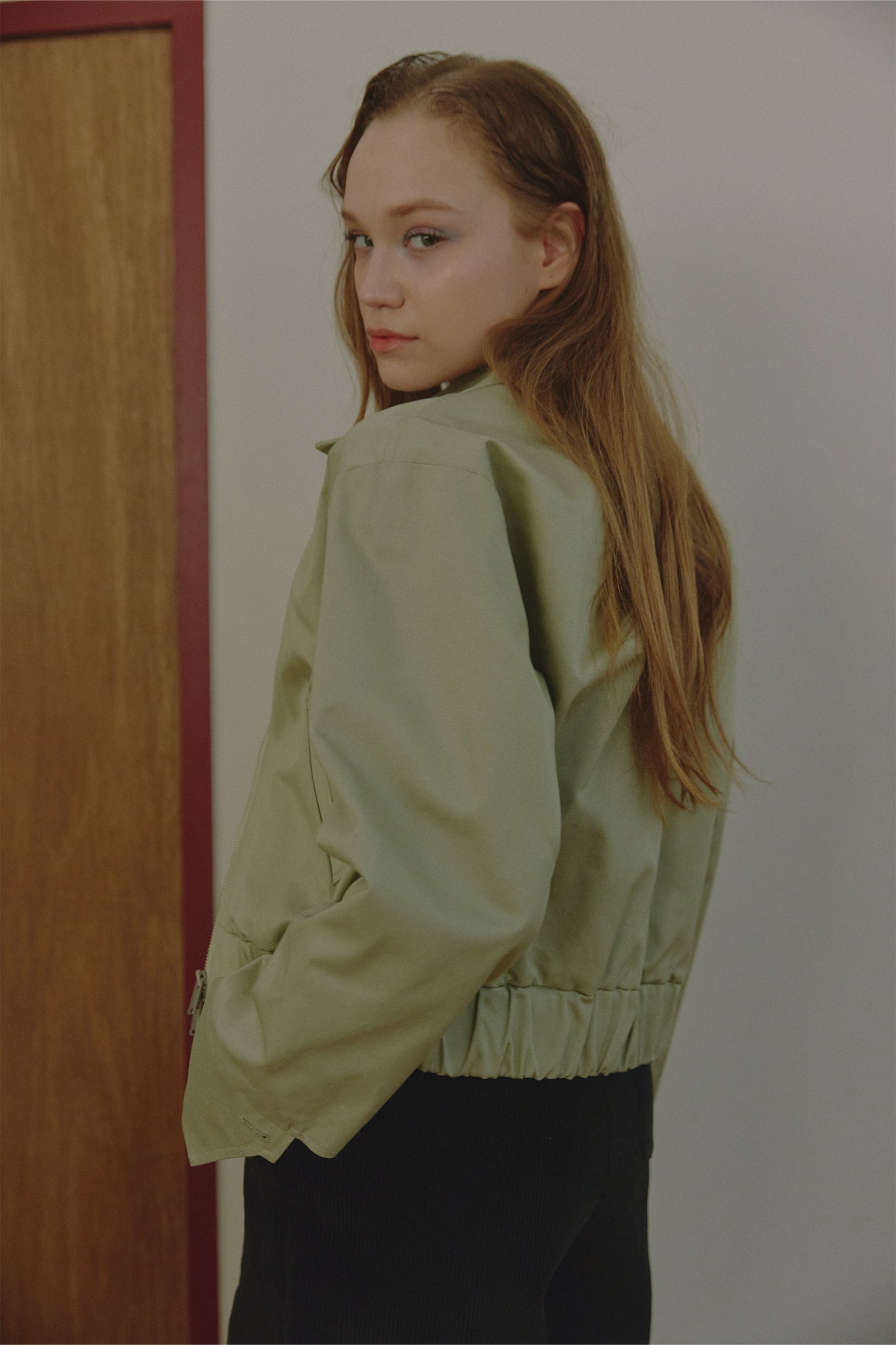 BLOUSON PULLOVER 2-EN-1 EN COTON_VERT
