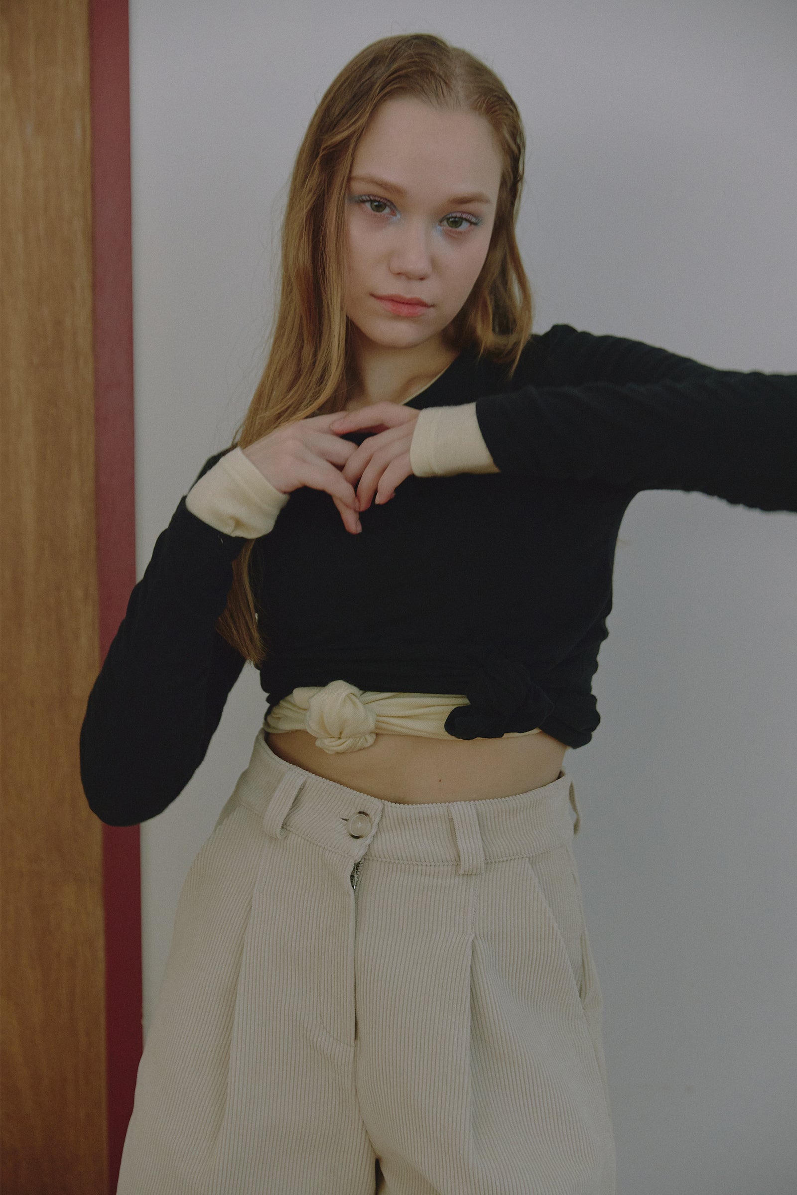 CORDUROY BERMUDA PANTS_IVORY