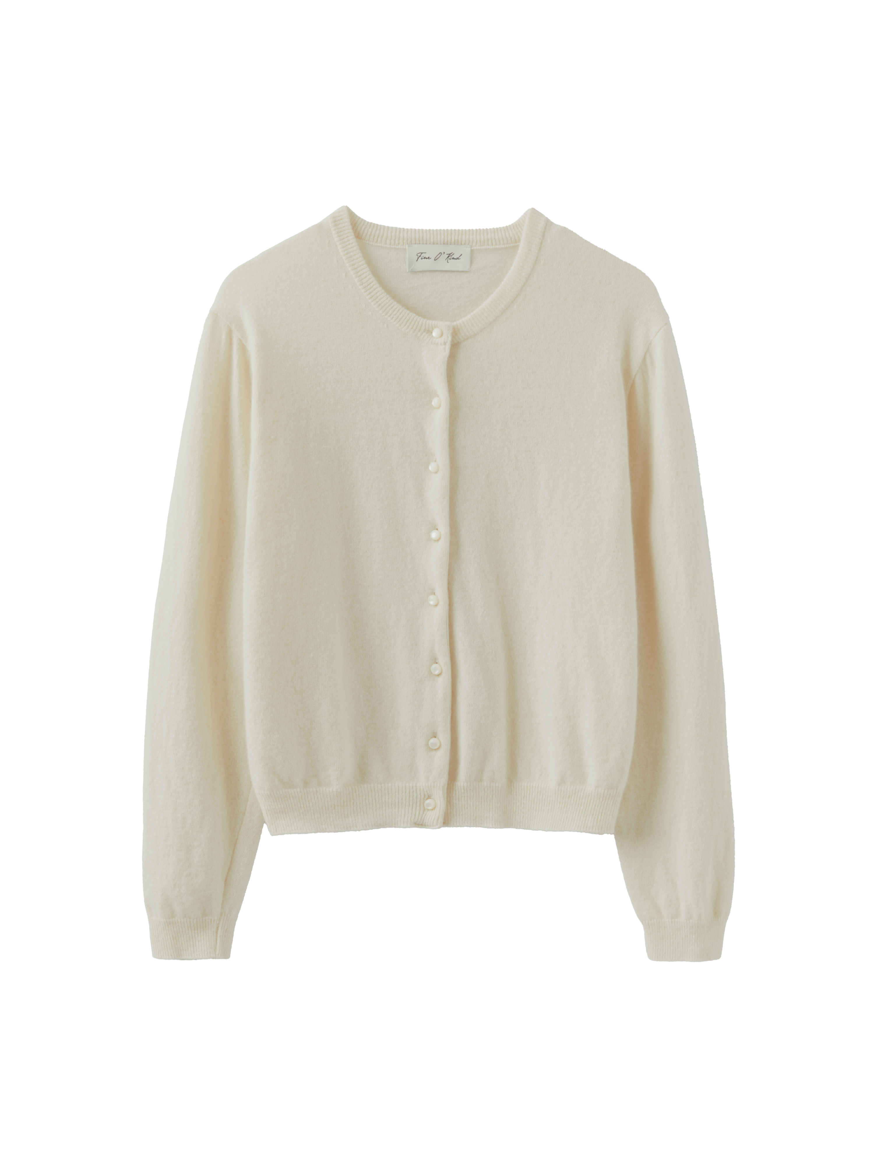 CARDIGAN EN CACHEMIRE BEANS_IVOIRE