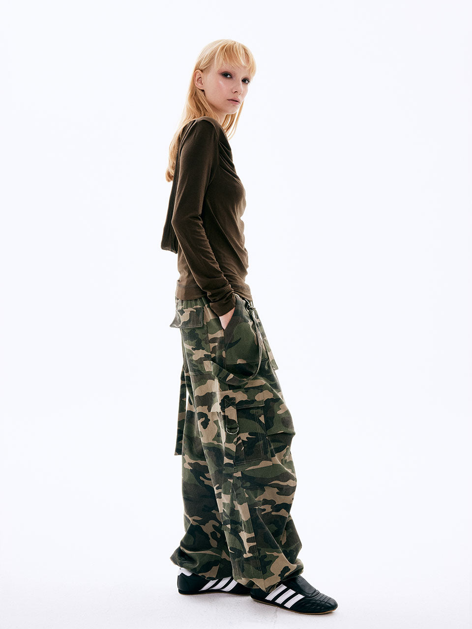D-RING CARGO PANTS_CAMOFLAGE