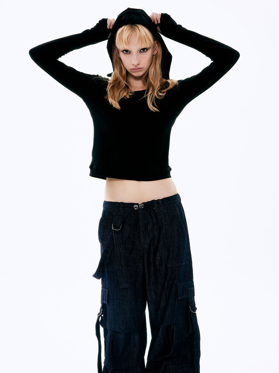 D-RING CARGO PANTS_DENIM
