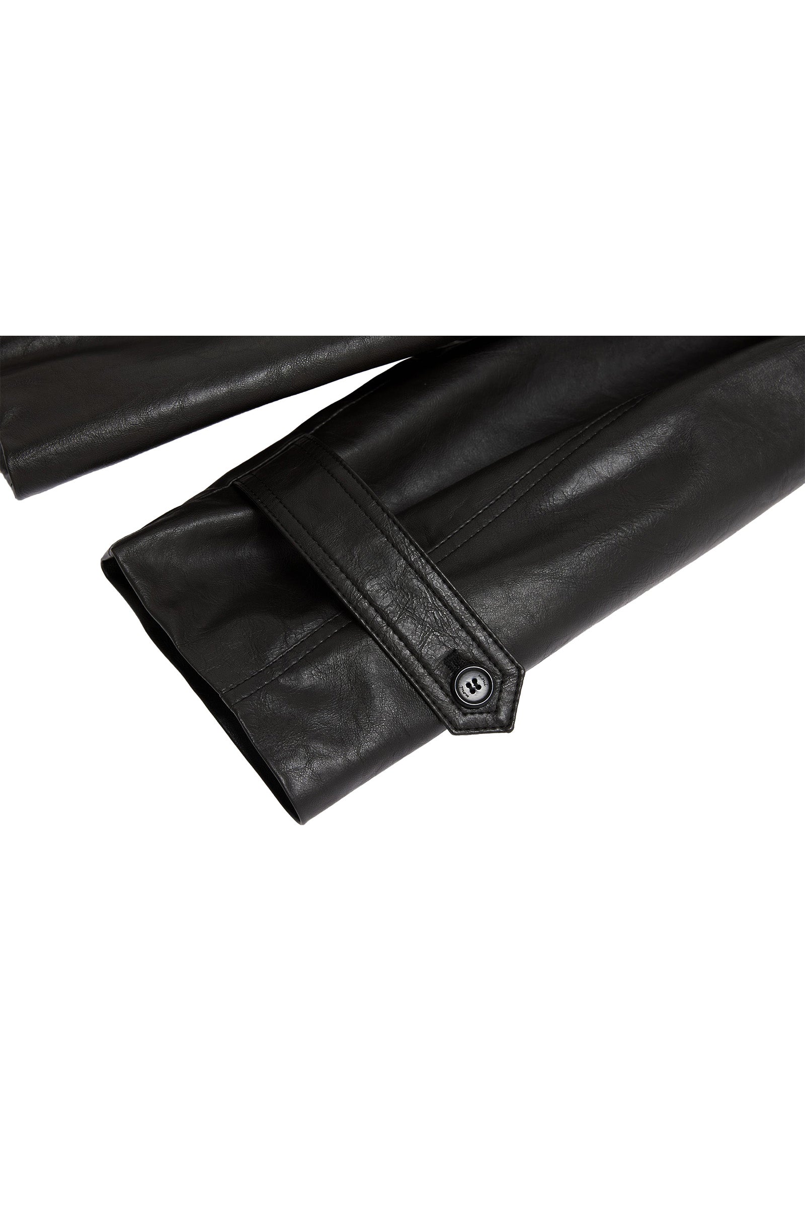 VESTE EN SIMILI-CUIR MOUI_NOIR
