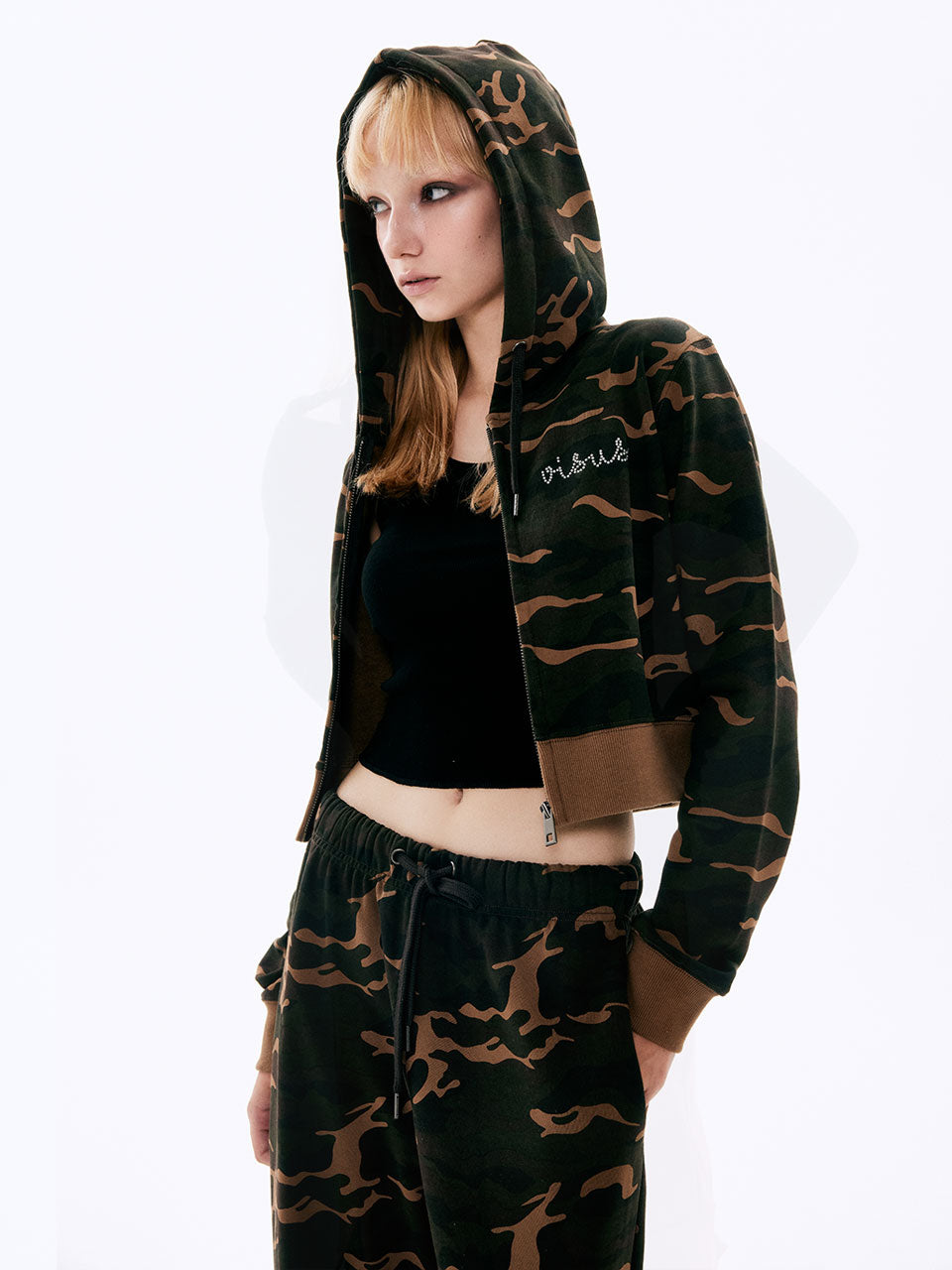 Camoflage Hoodie_Marron
