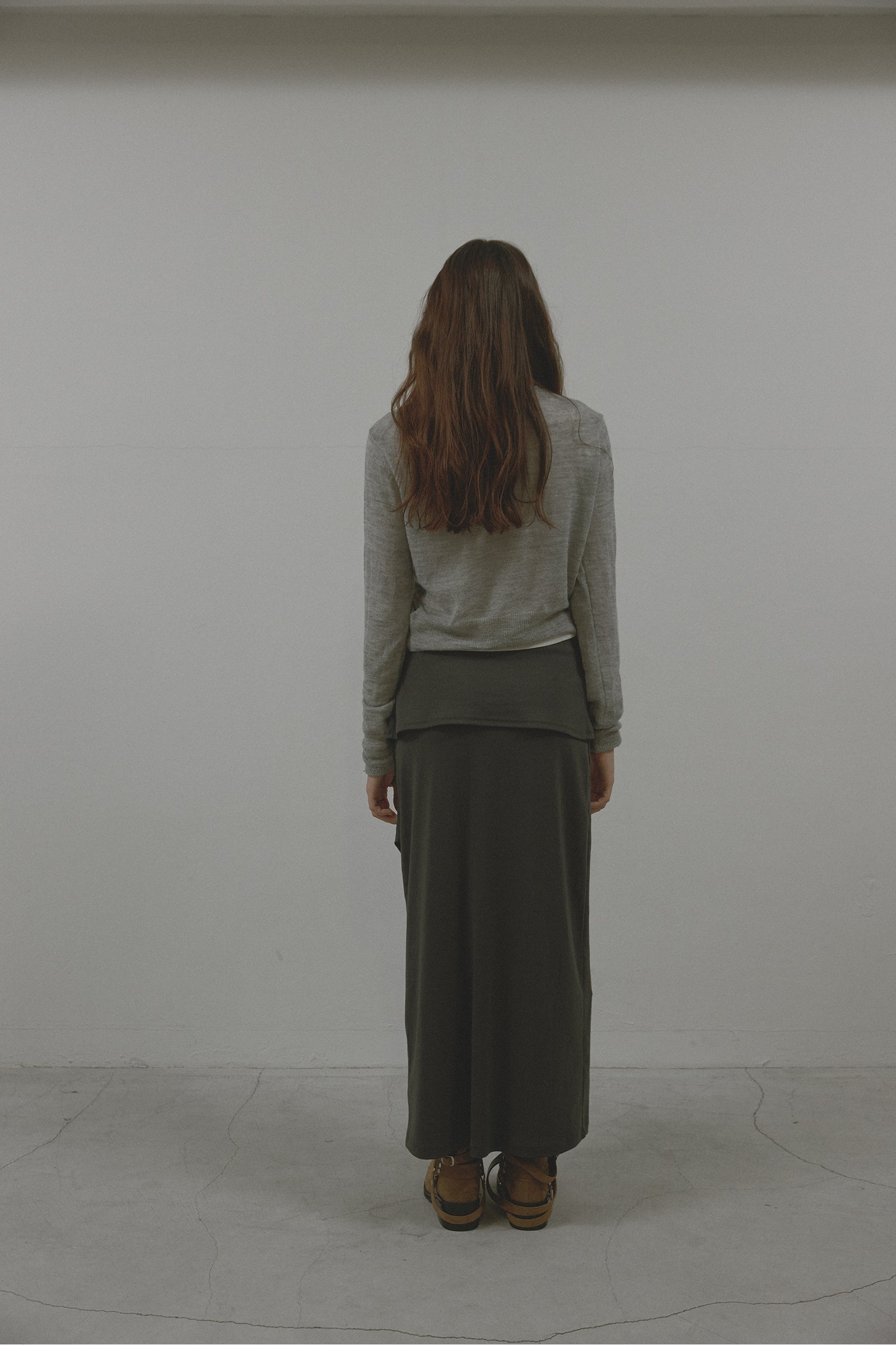 MOHAIR WOOL CARDIGAN_LIGHT GREY