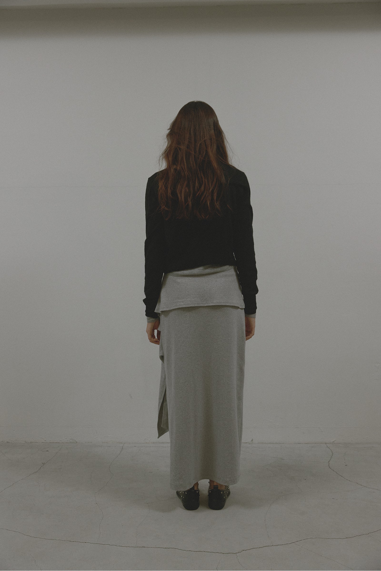 MOHAIR WOOL CARDIGAN_BLACK