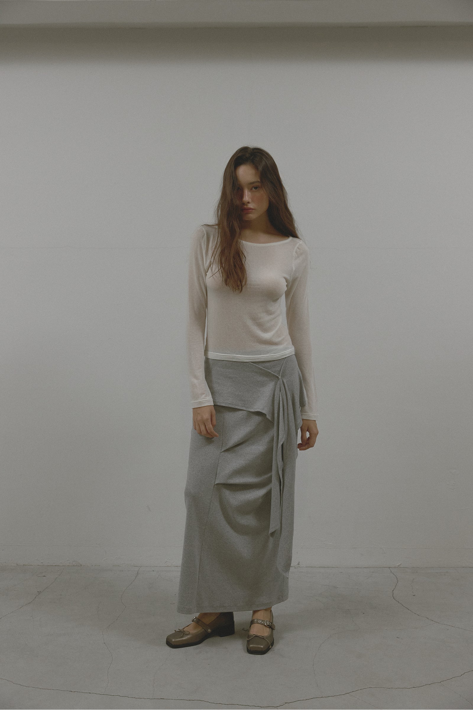 AS BASIC BOAT NECK T_IVORY