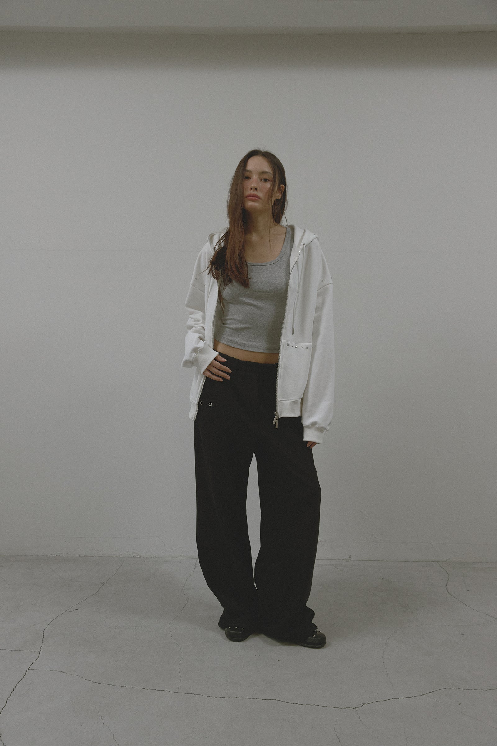 COLOR FLIP SWEATPANTS_BLACK