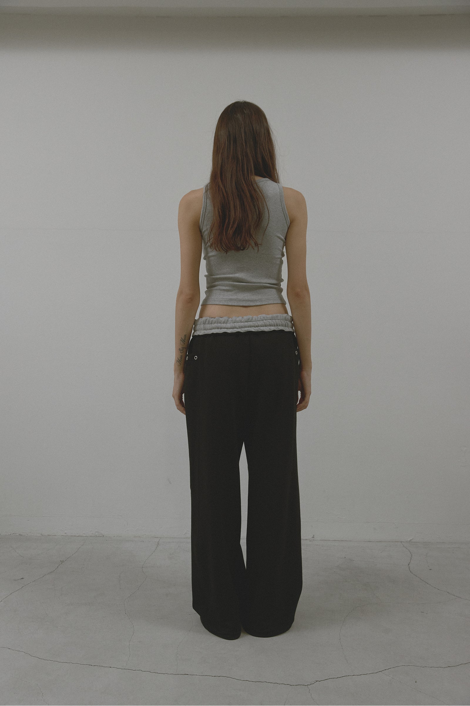 COLOR FLIP SWEATPANTS_BLACK