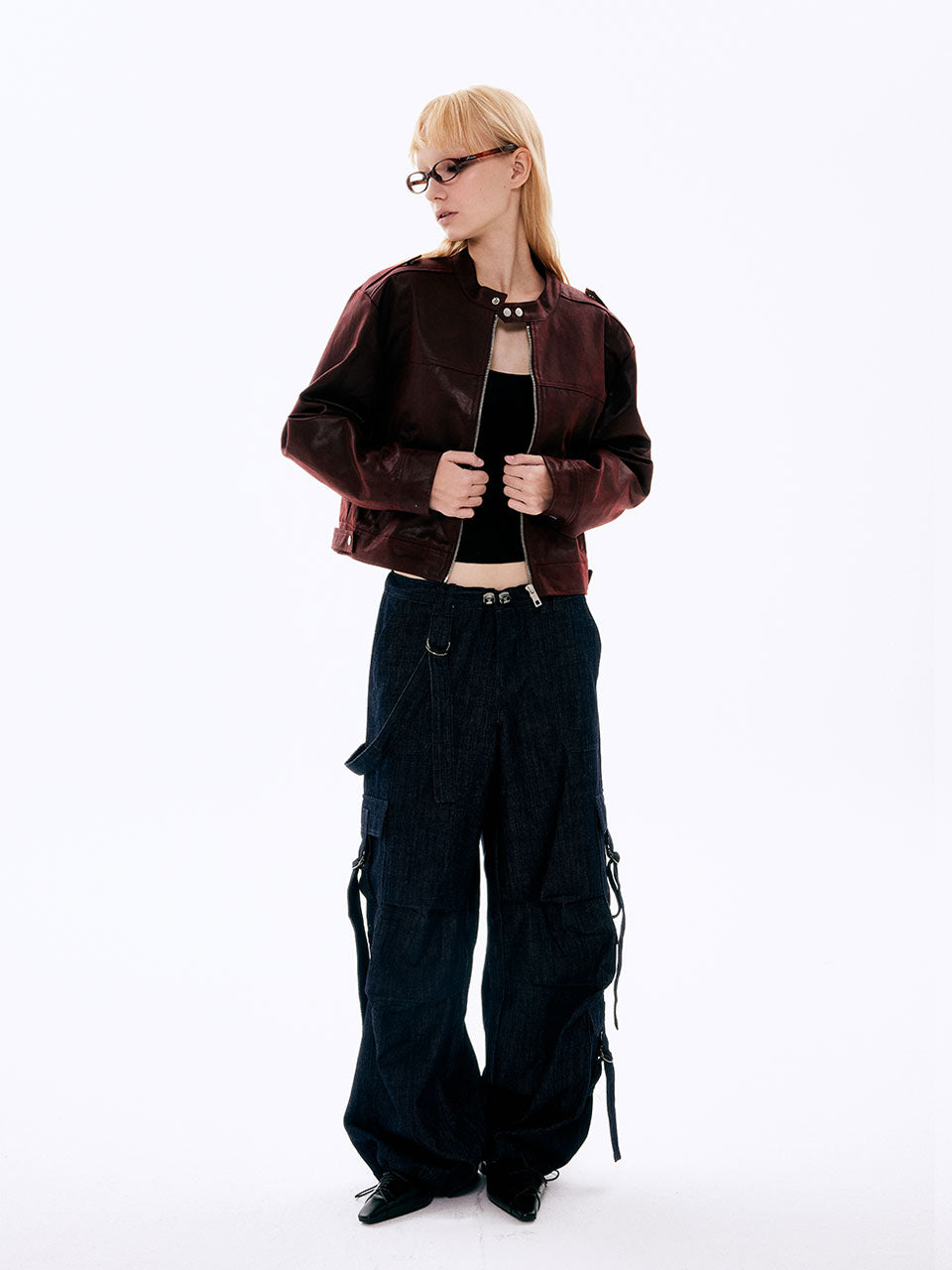 D-RING CARGO PANTS_DENIM