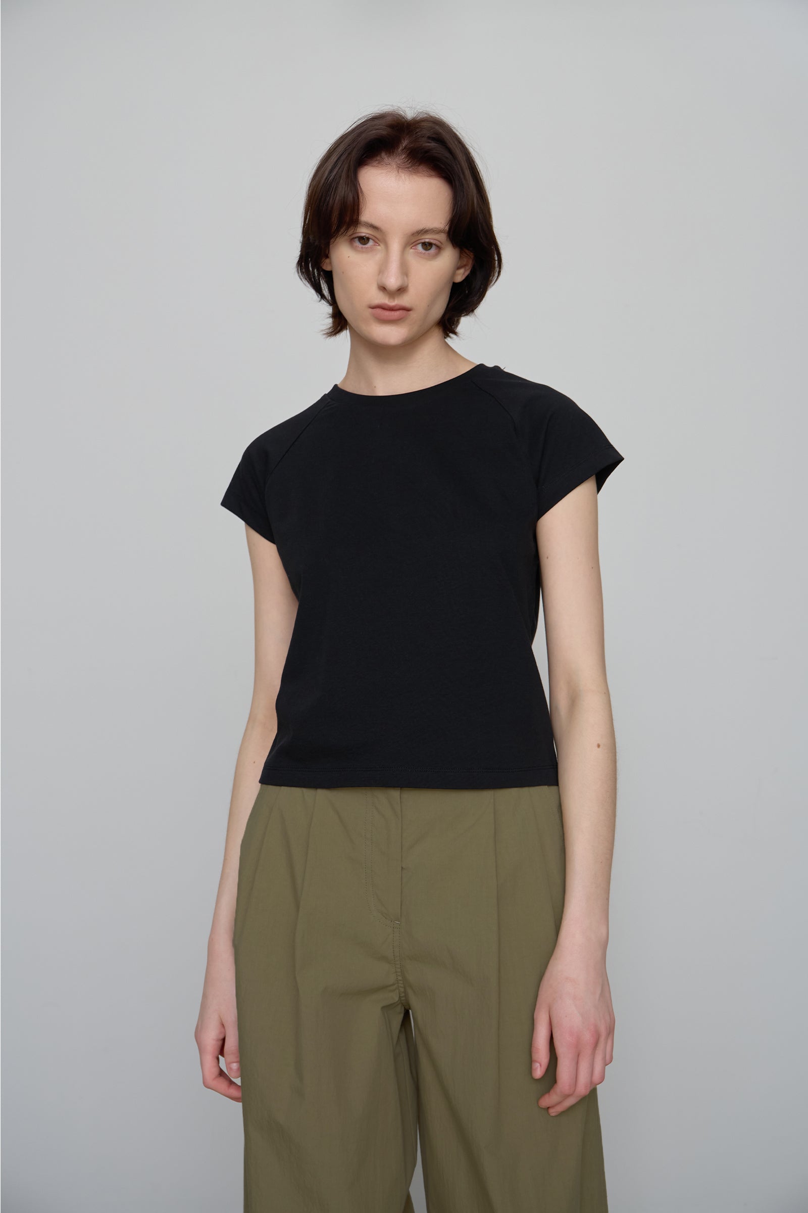 RAGLAN SHORT SLEEVE T-SHIRT_BLACK
