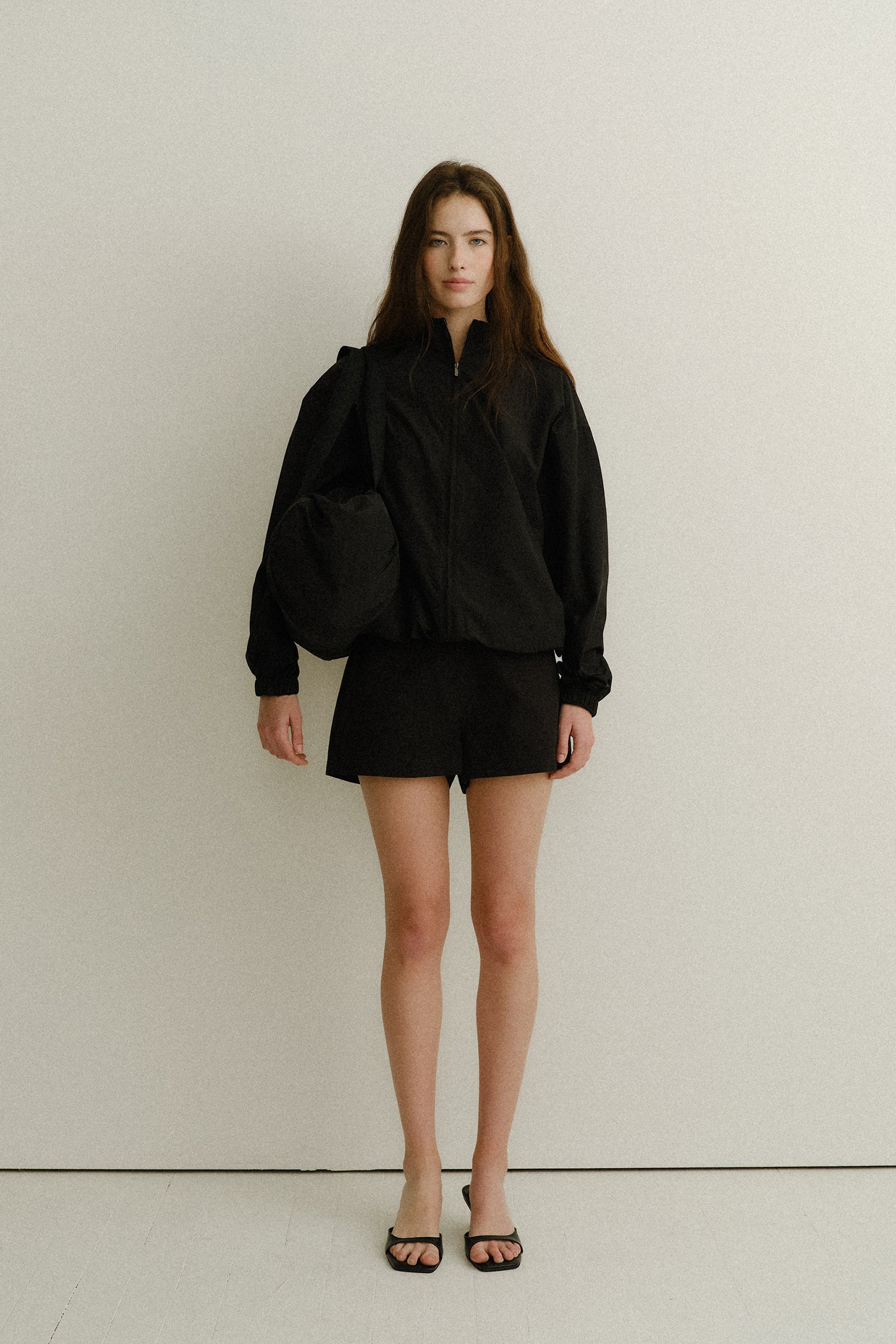 COCOON NYLON DUFFLE BAG_BLACK