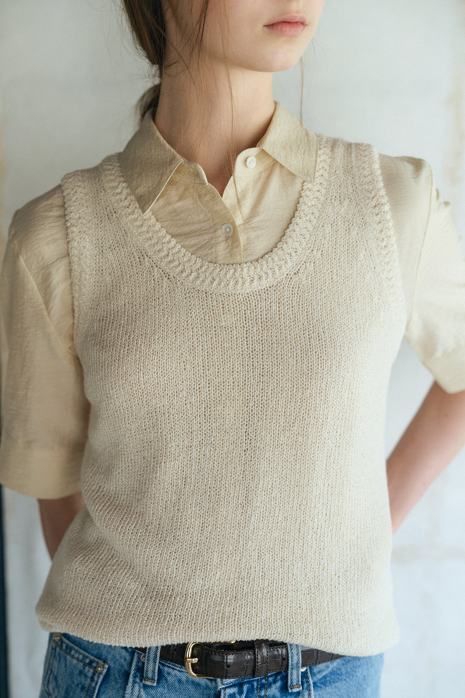 SADIE SHIRT_BUTTER