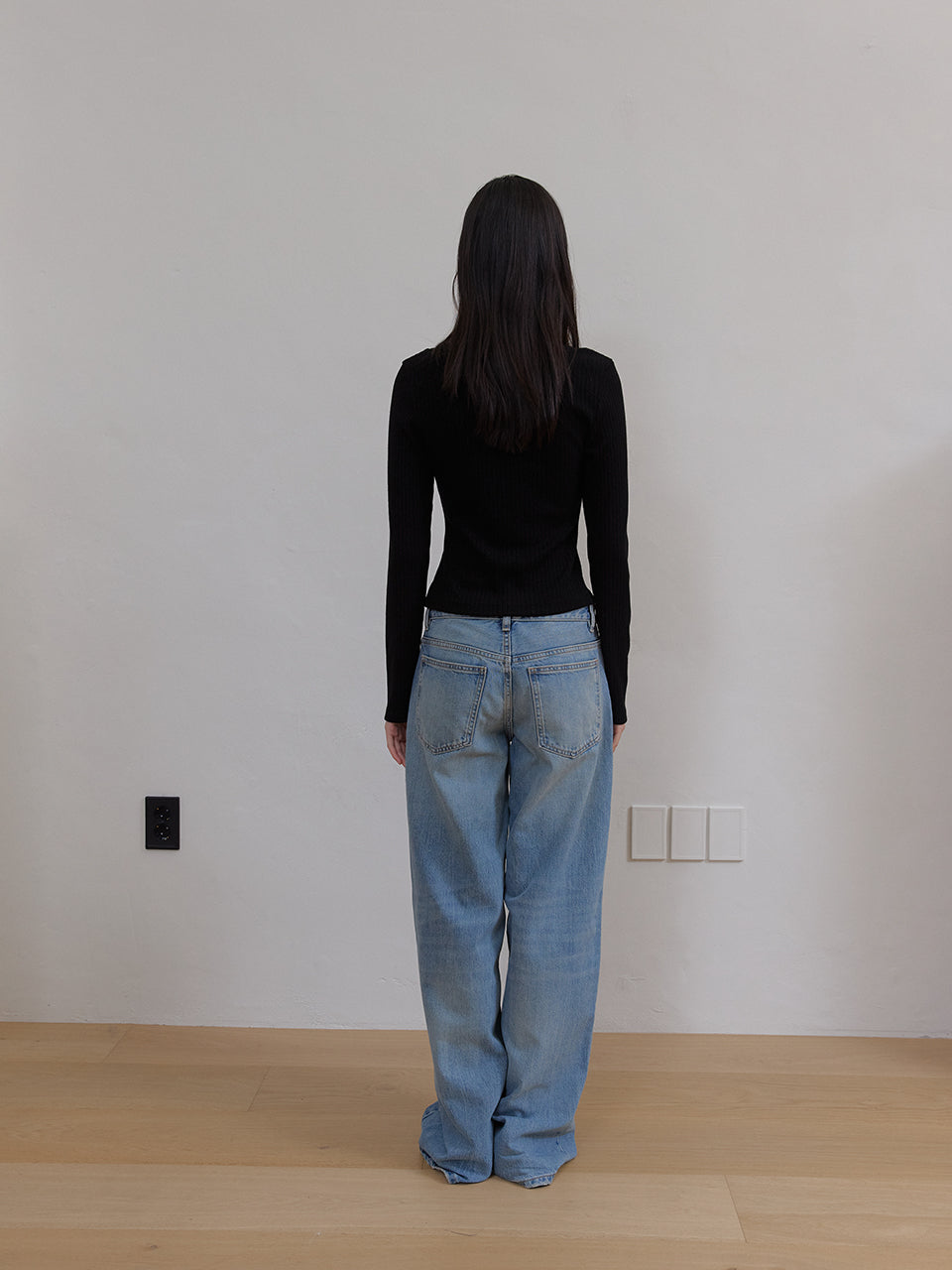 FLOWER SPANGLE CARDIGAN_NOIR