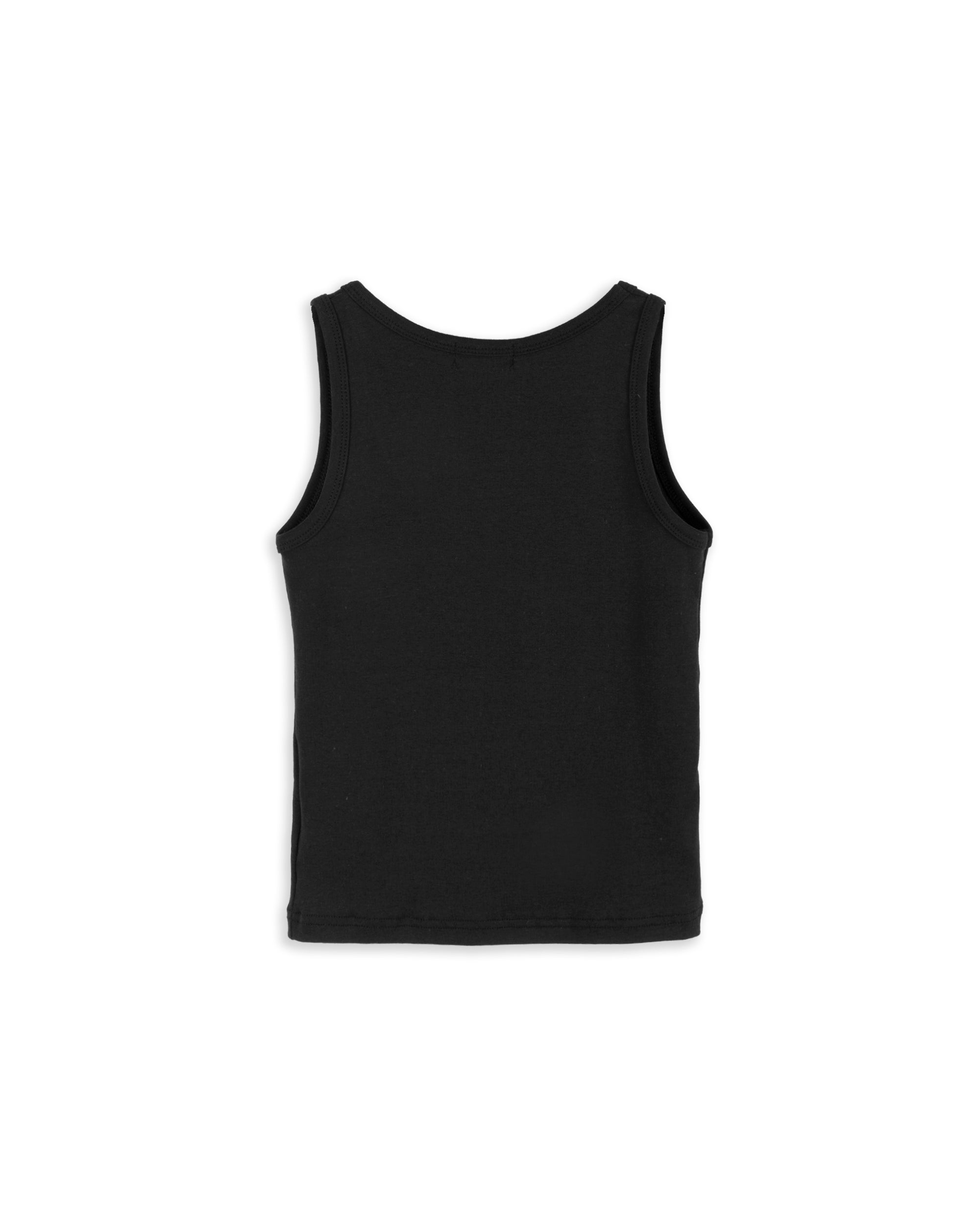 AS BASIC U NECK SLEEVELESS_BLACK