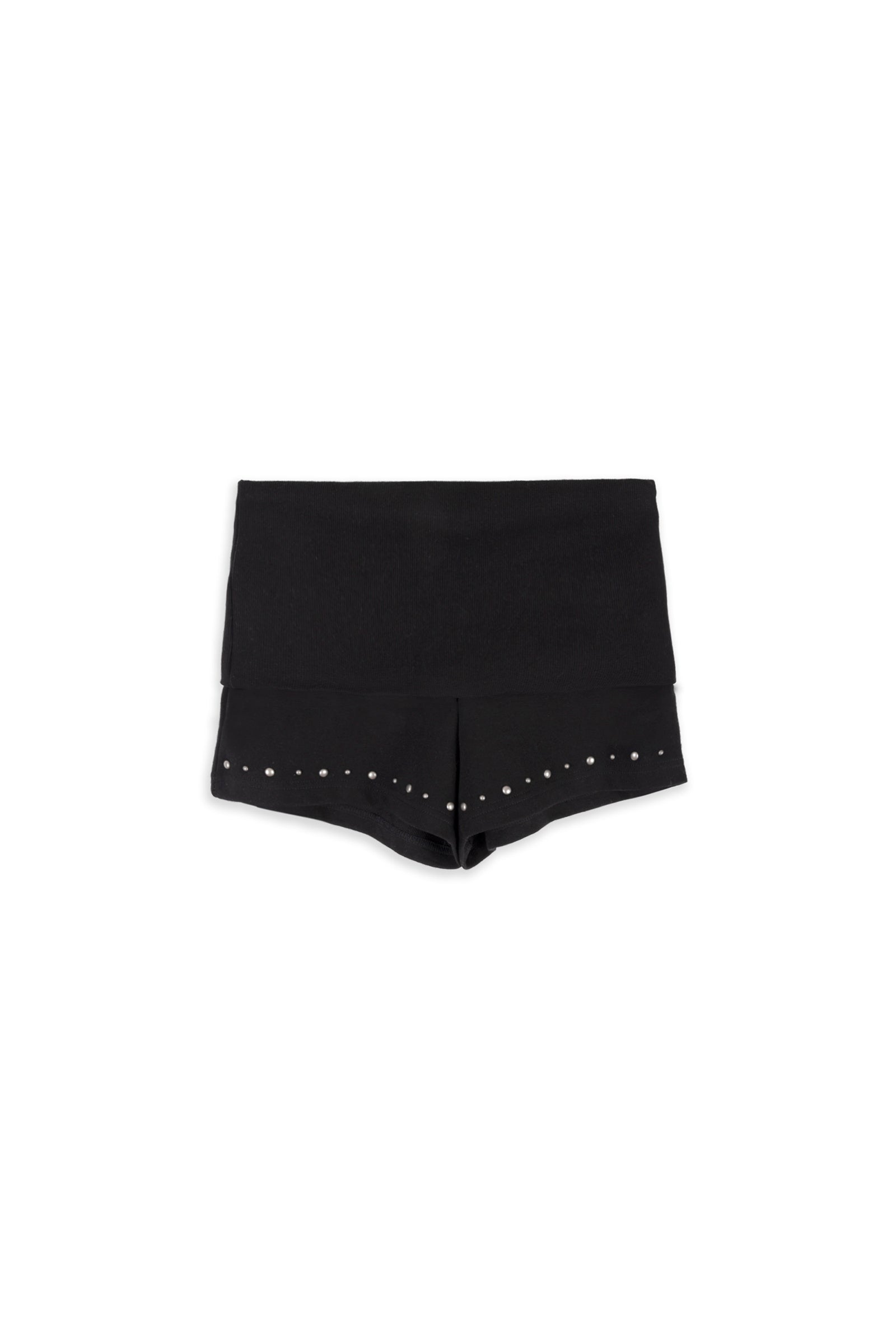 STUD RIB SHORTS_BLACK